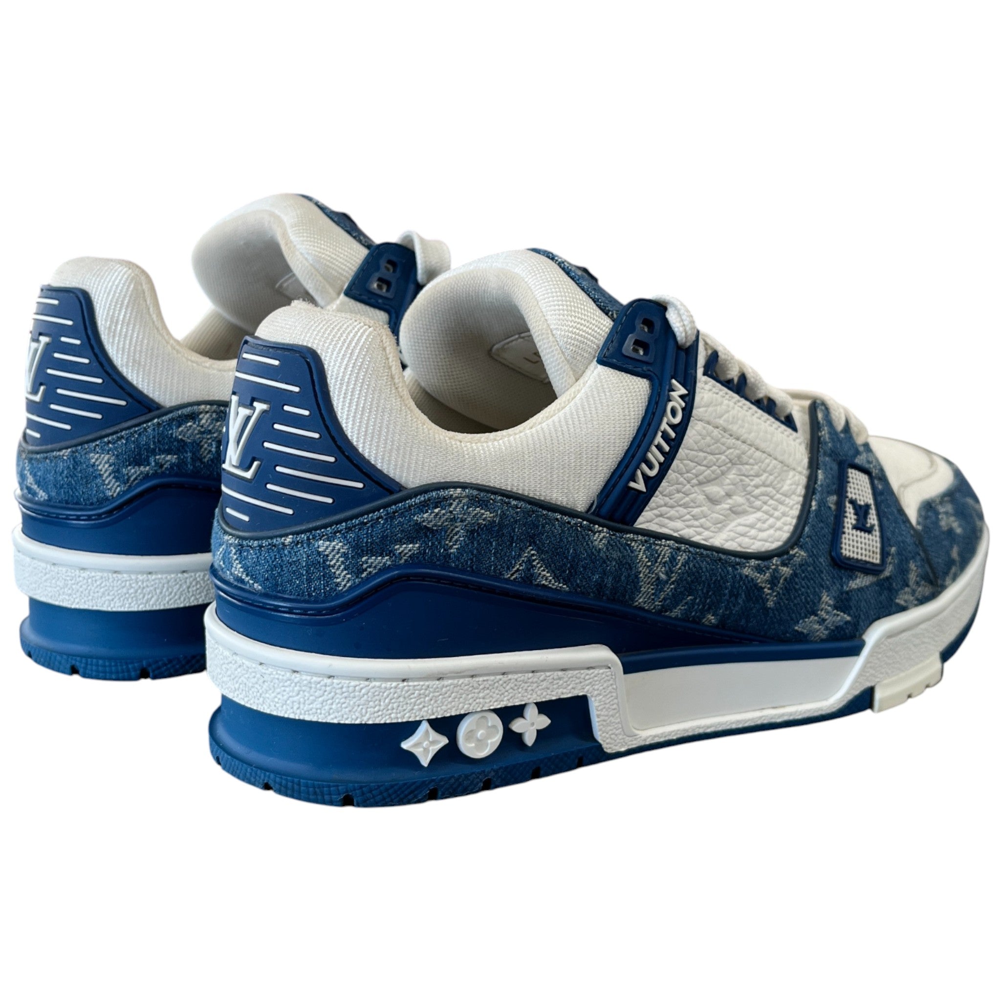 Women's Lv Denim Low Trainers Blue Size EU 38 / UK 5