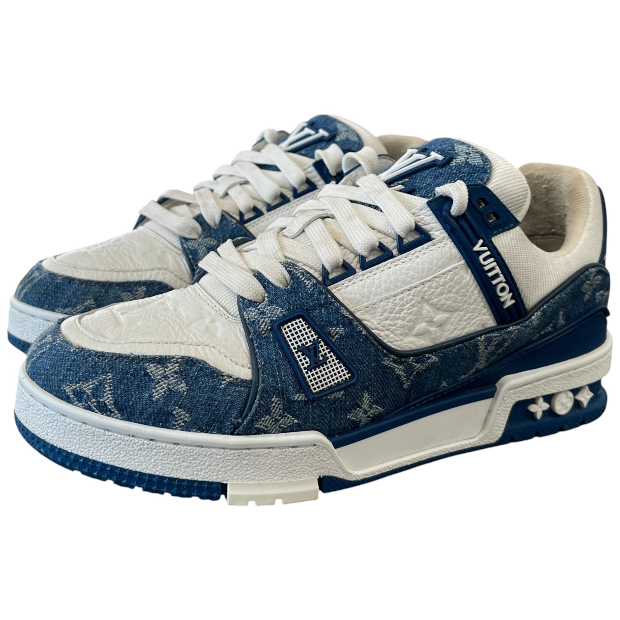 Women's Lv Denim Low Trainers Blue Size EU 38 / UK 5