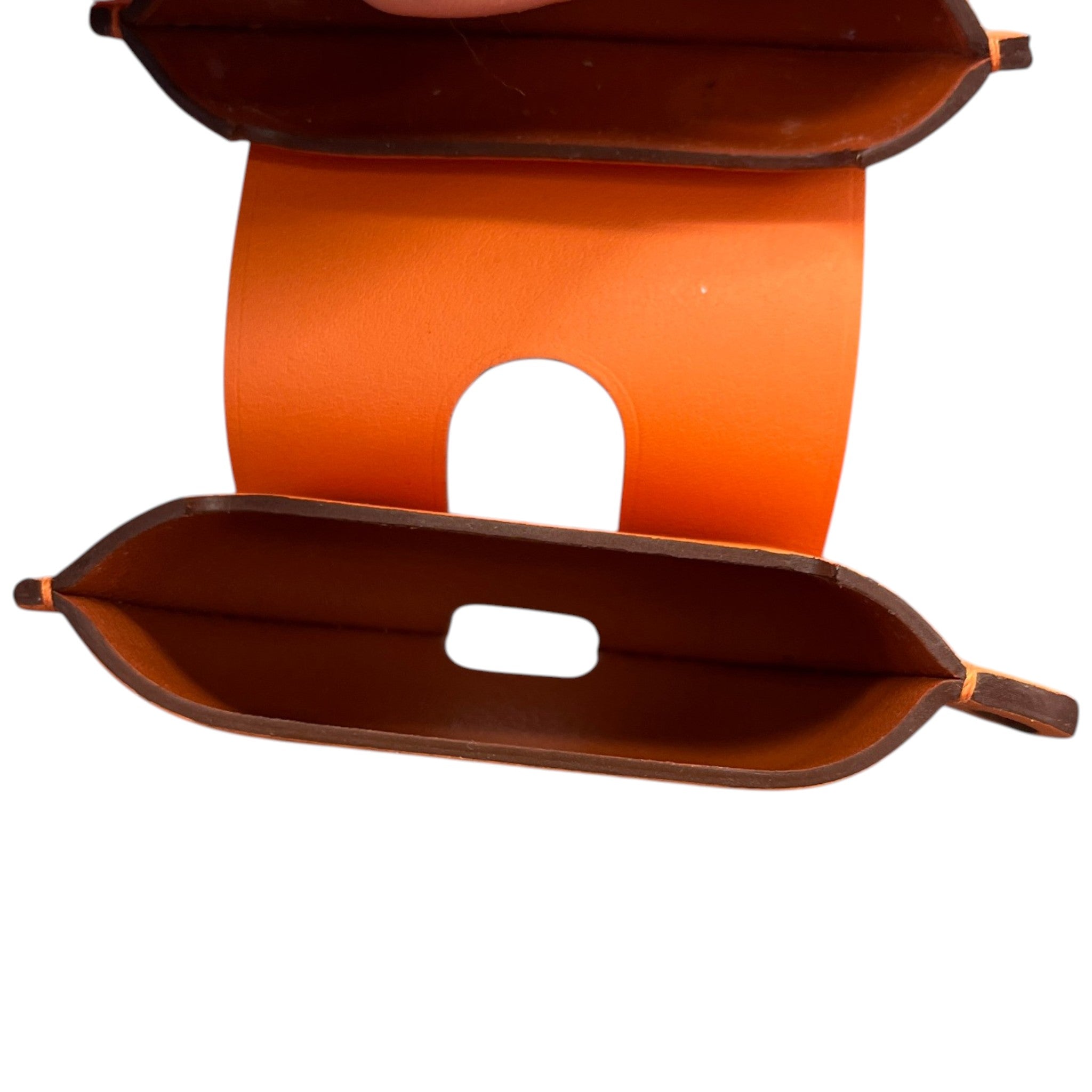 Men's Airpod Case Lanyard Orange