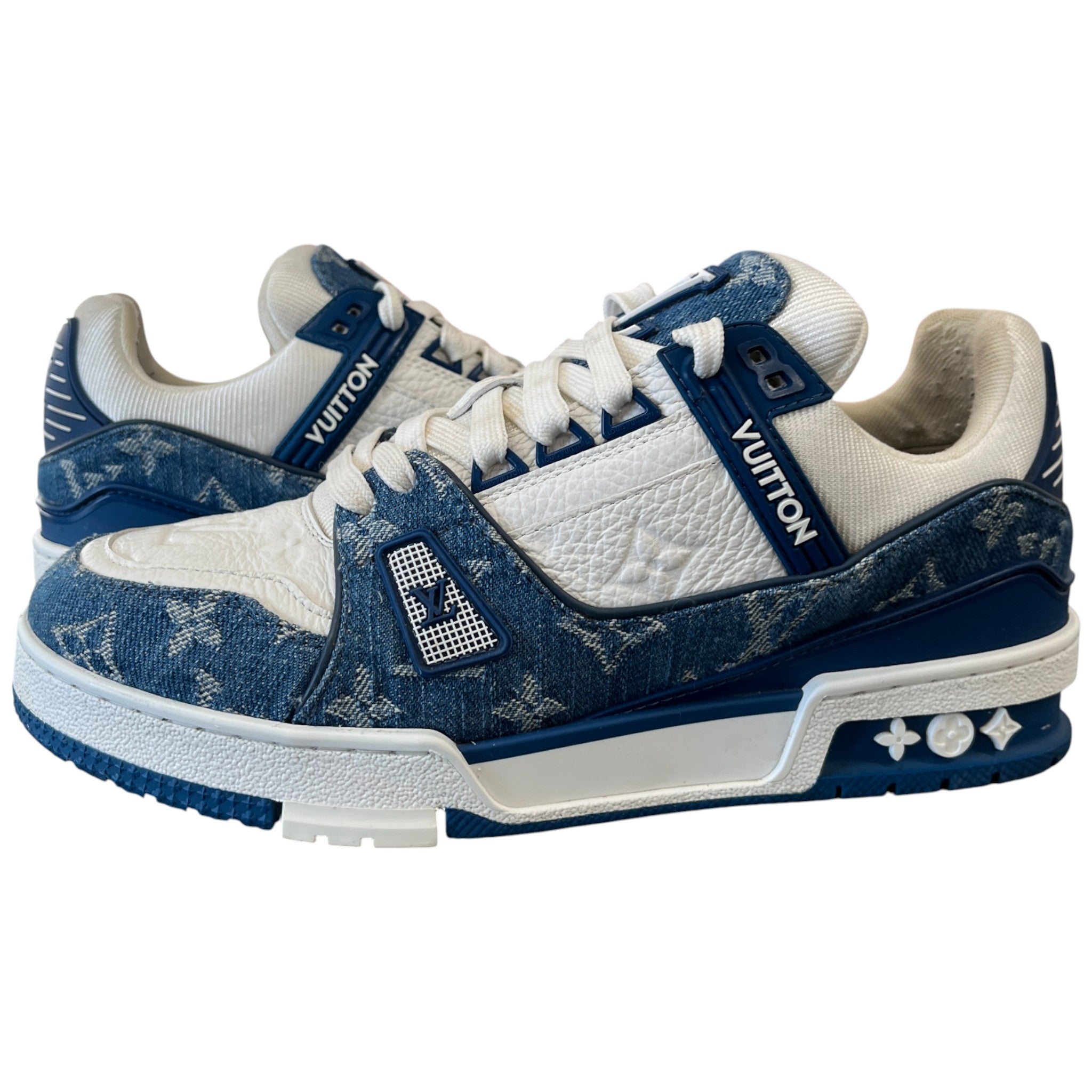 Women's Lv Denim Low Trainers Blue Size EU 38 / UK 5