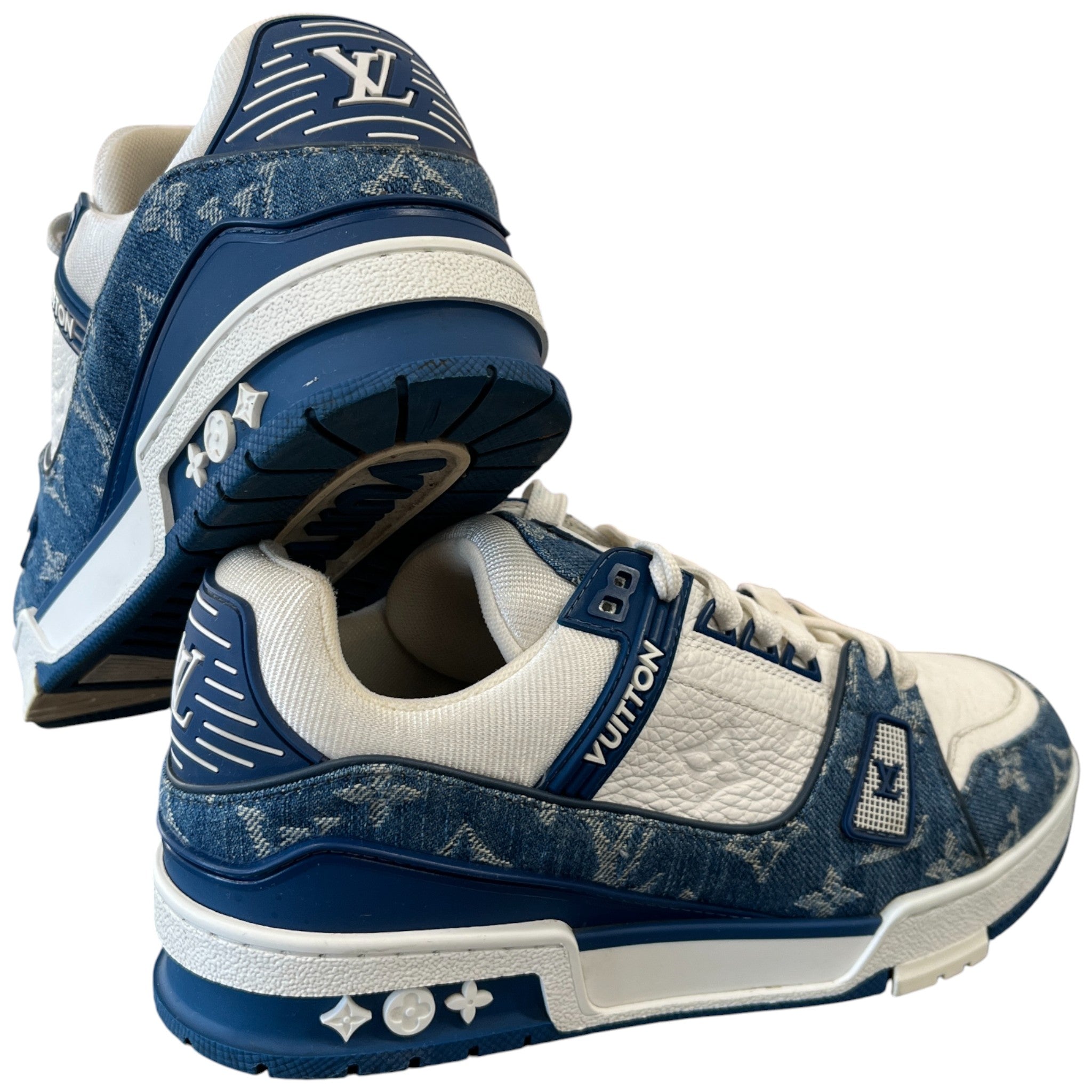 Women's Lv Denim Low Trainers Blue Size EU 38 / UK 5