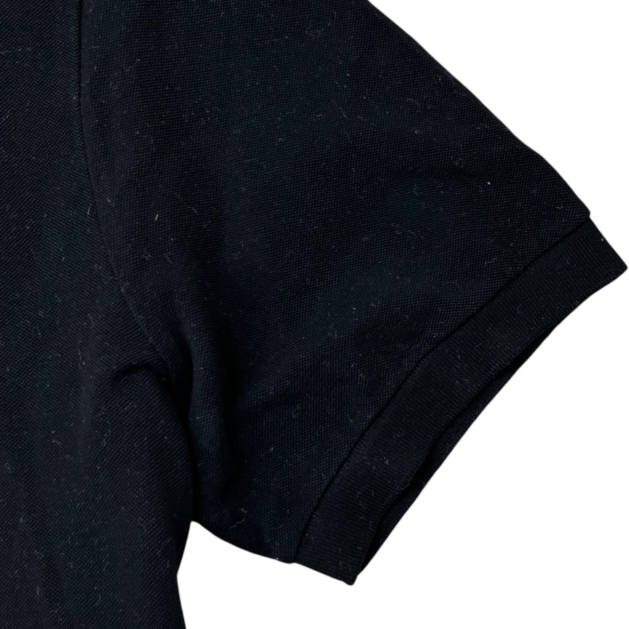 Men's Ff Pique Polo Shirt Black Size L