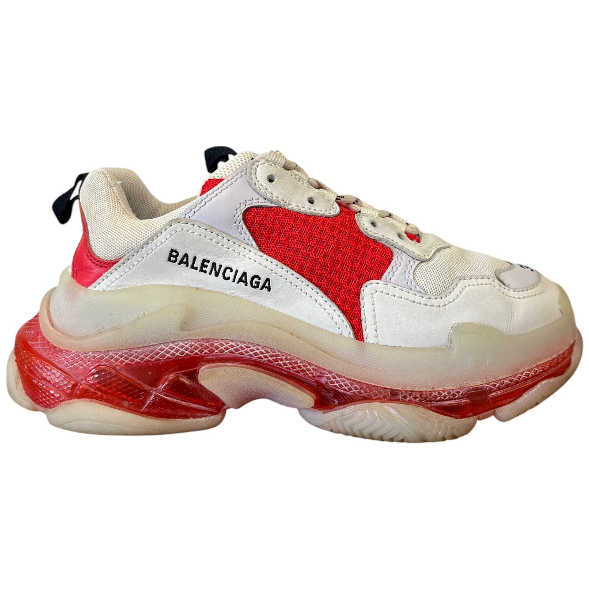 Women's Triple S Low Trainers Red Size EU 39 / UK 6