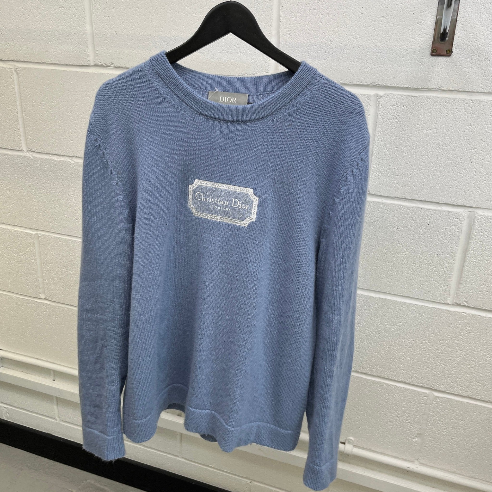 Men's Couture Cashmere Jumper Blue Size L