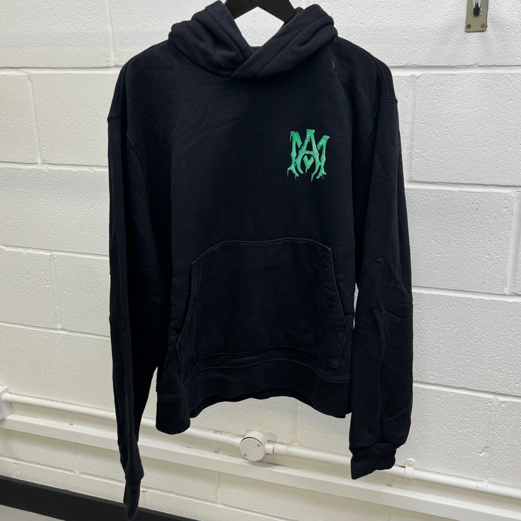 Men's M.A. Watercolour Logo Hoodie Black Size L