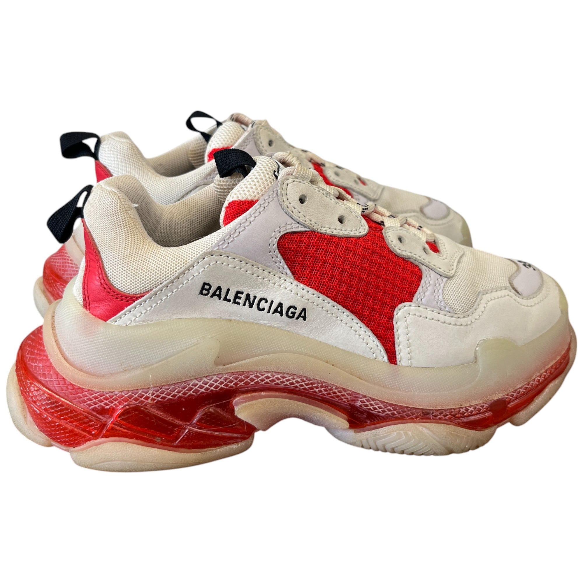 Women's Triple S Low Trainers Red Size EU 39 / UK 6