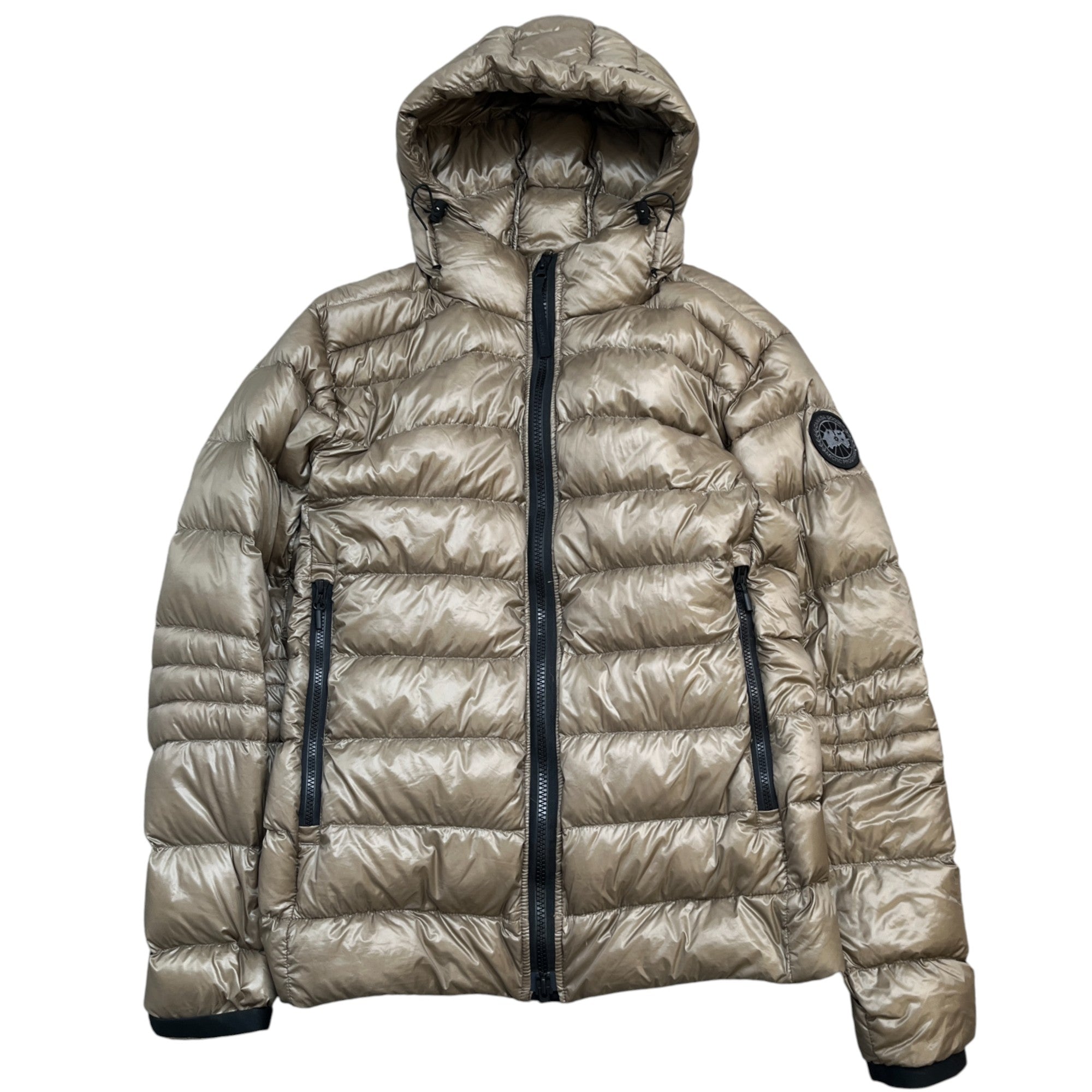 Men's Crofton Down Jacket Brown Size XL