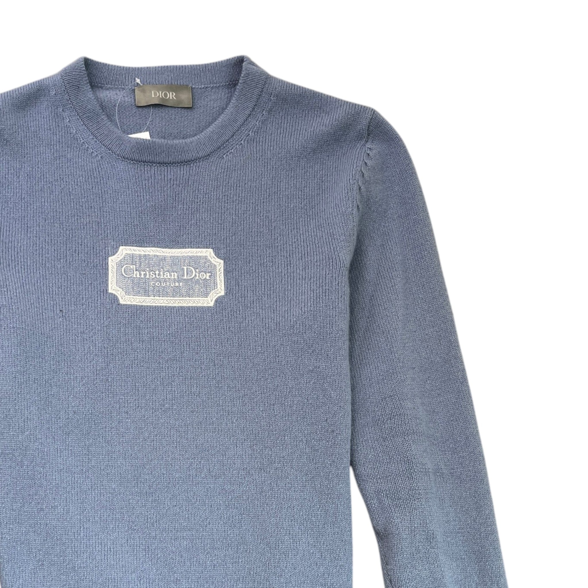 Men's Couture Cashmere Jumper Blue Size L