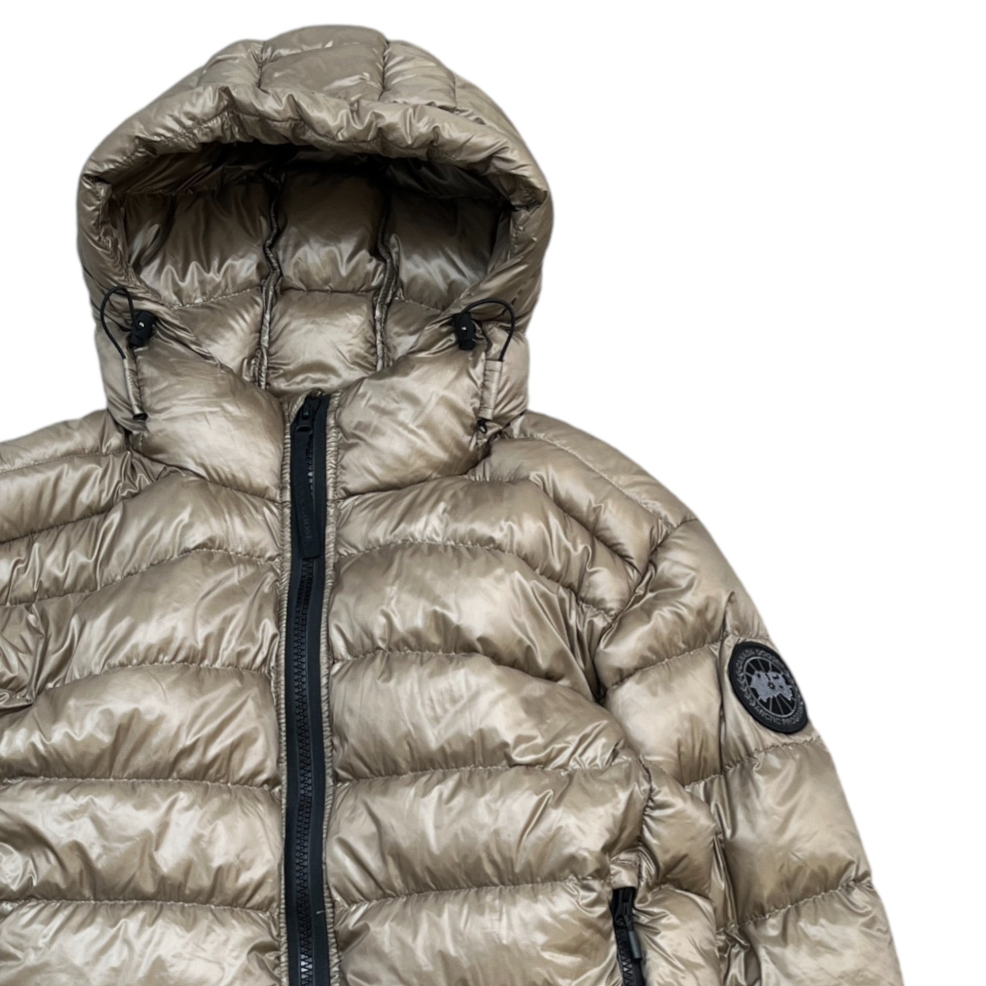 Men's Crofton Down Jacket Brown Size XL