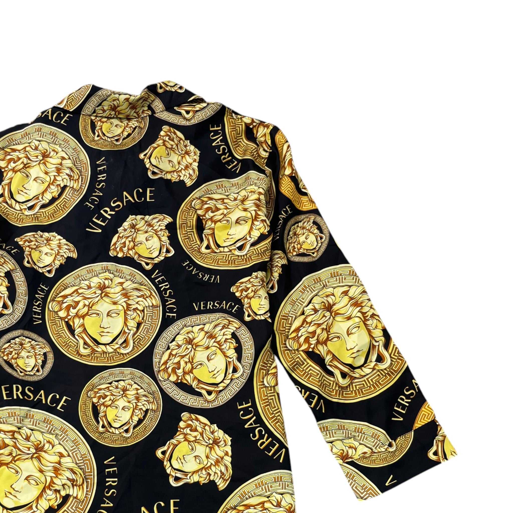 Men's Medusa Amplified Long Sleeve Shirt Black Size IT 52 / UK XL