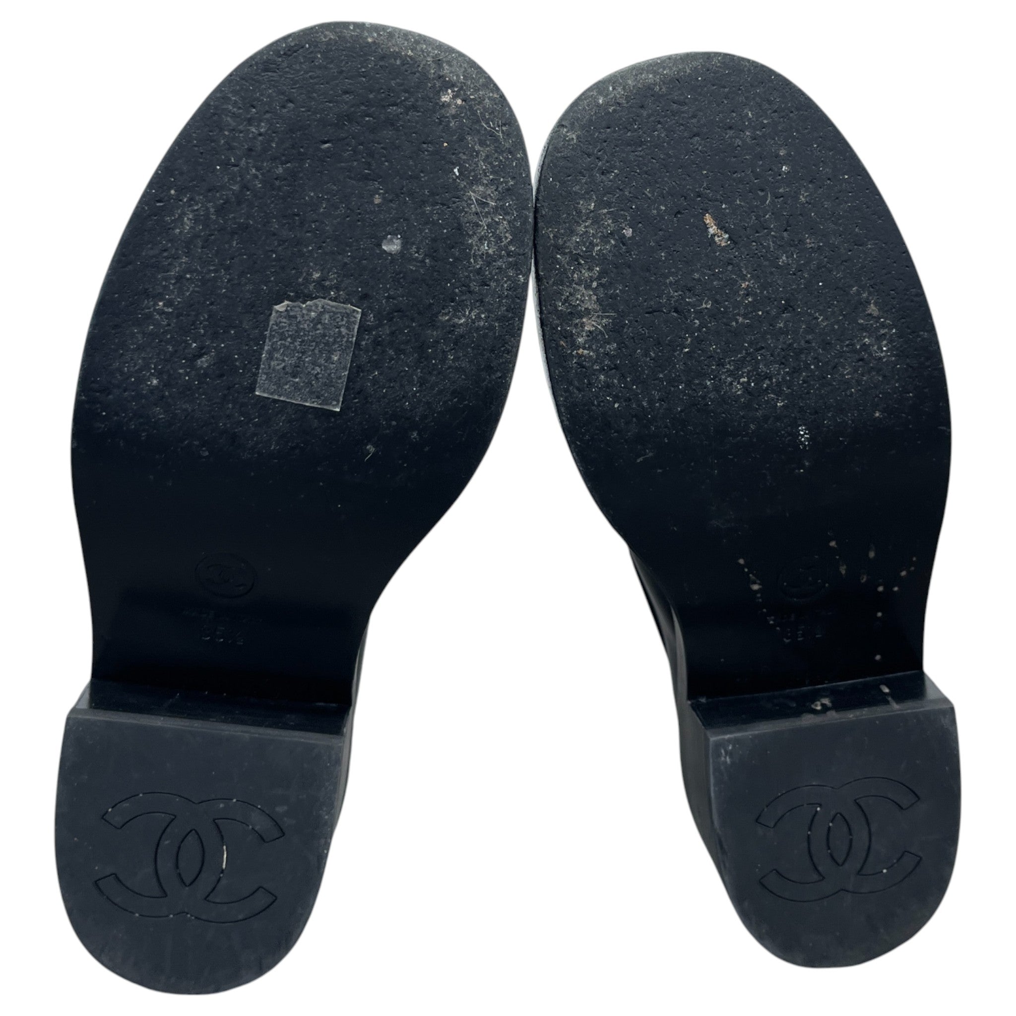 Women's Cc Logo Loafers Black Size EU 35.5 / UK 2.5