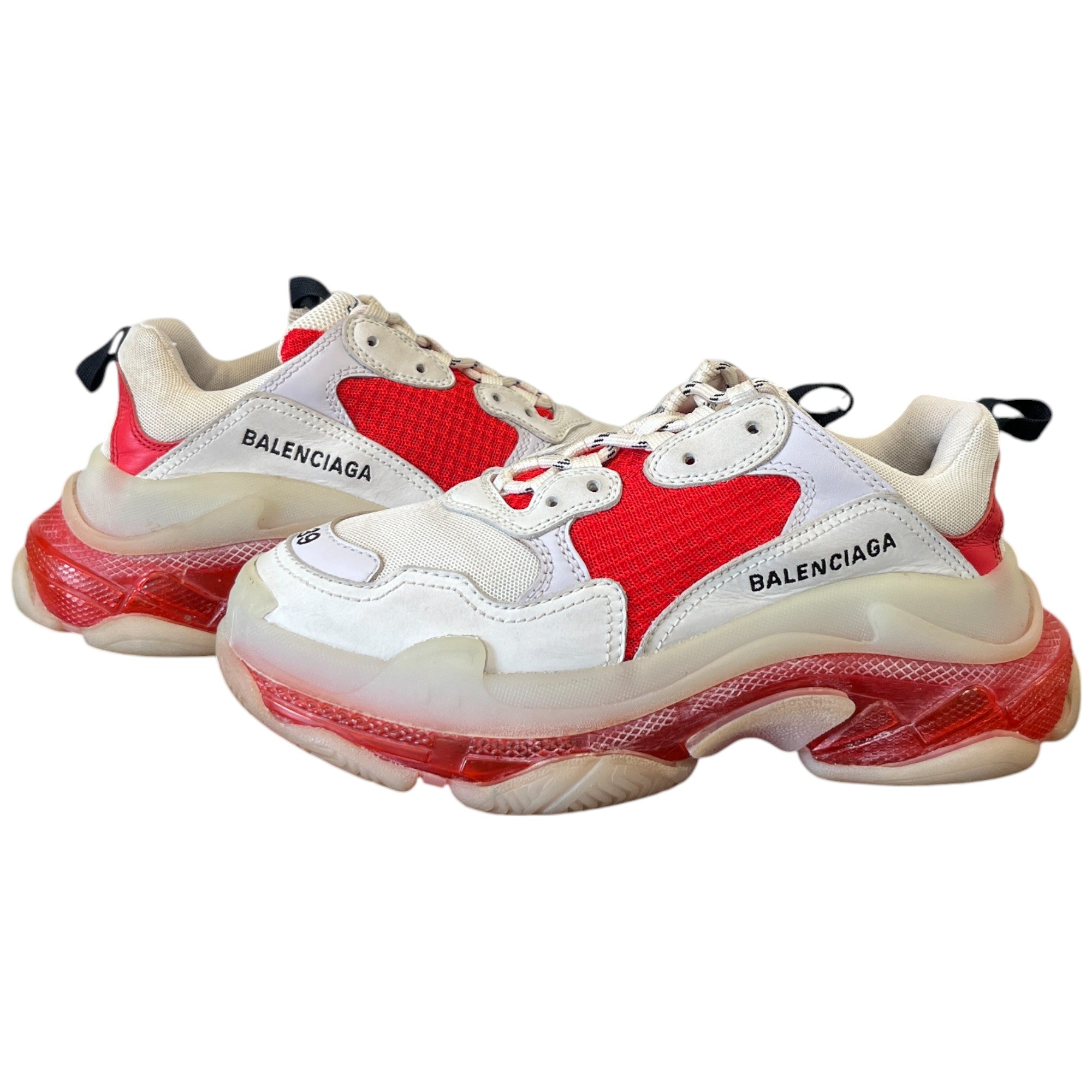 Women's Triple S Low Trainers Red Size EU 39 / UK 6
