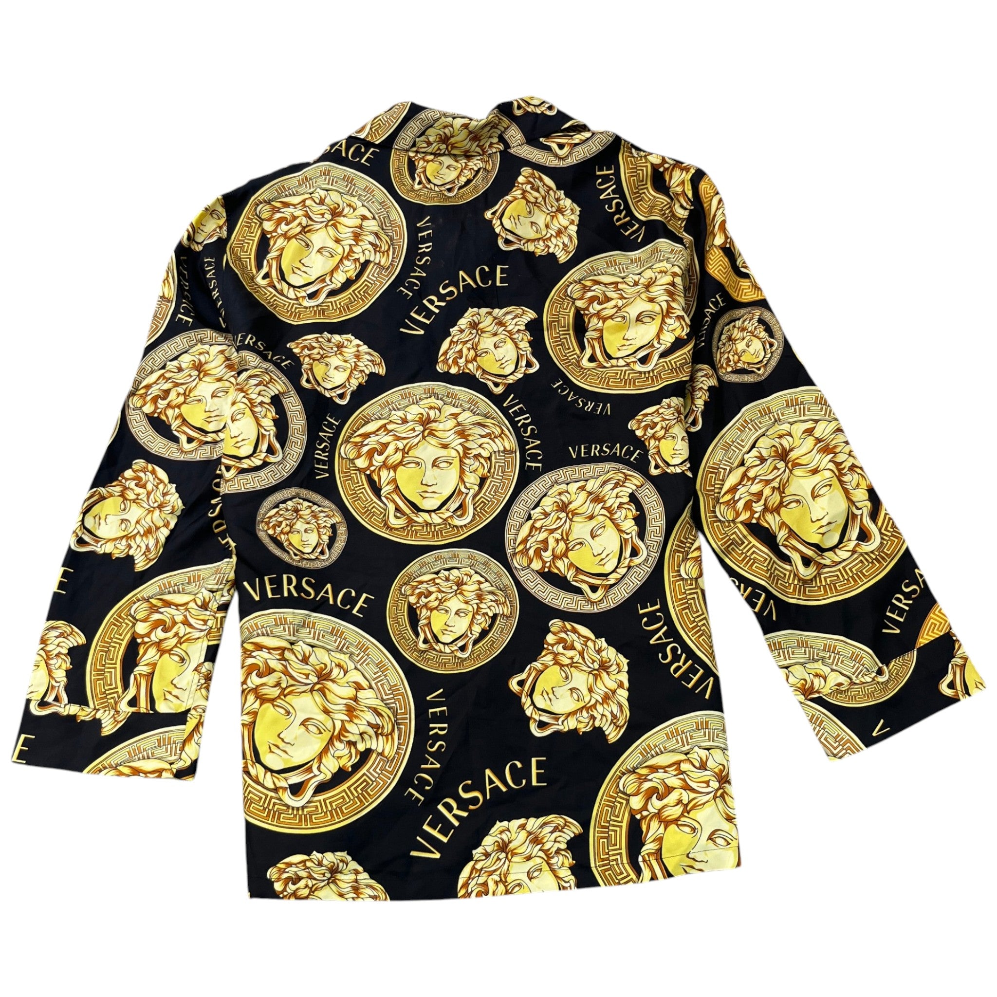 Men's Medusa Amplified Long Sleeve Shirt Black Size IT 52 / UK XL