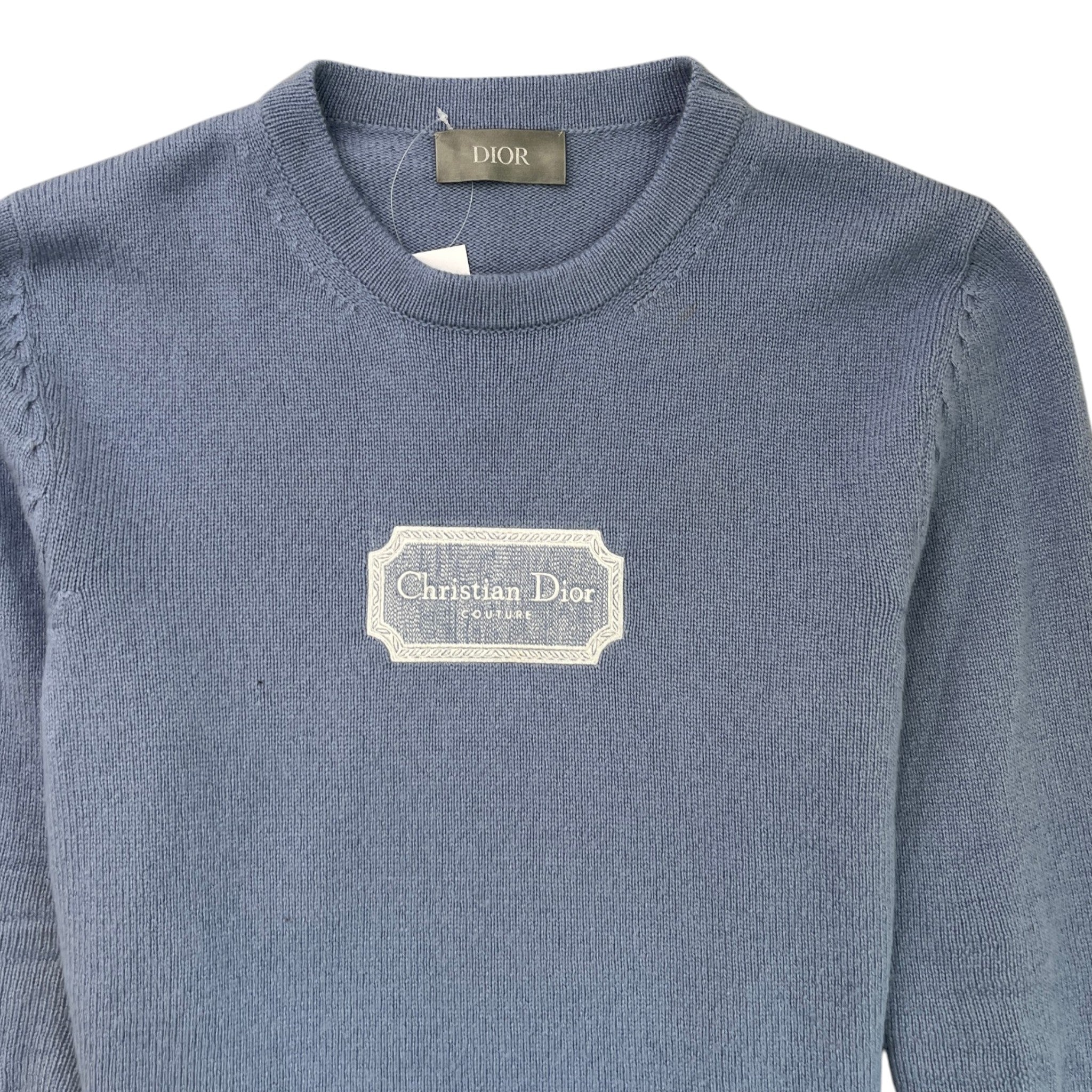 Men's Couture Cashmere Jumper Blue Size L
