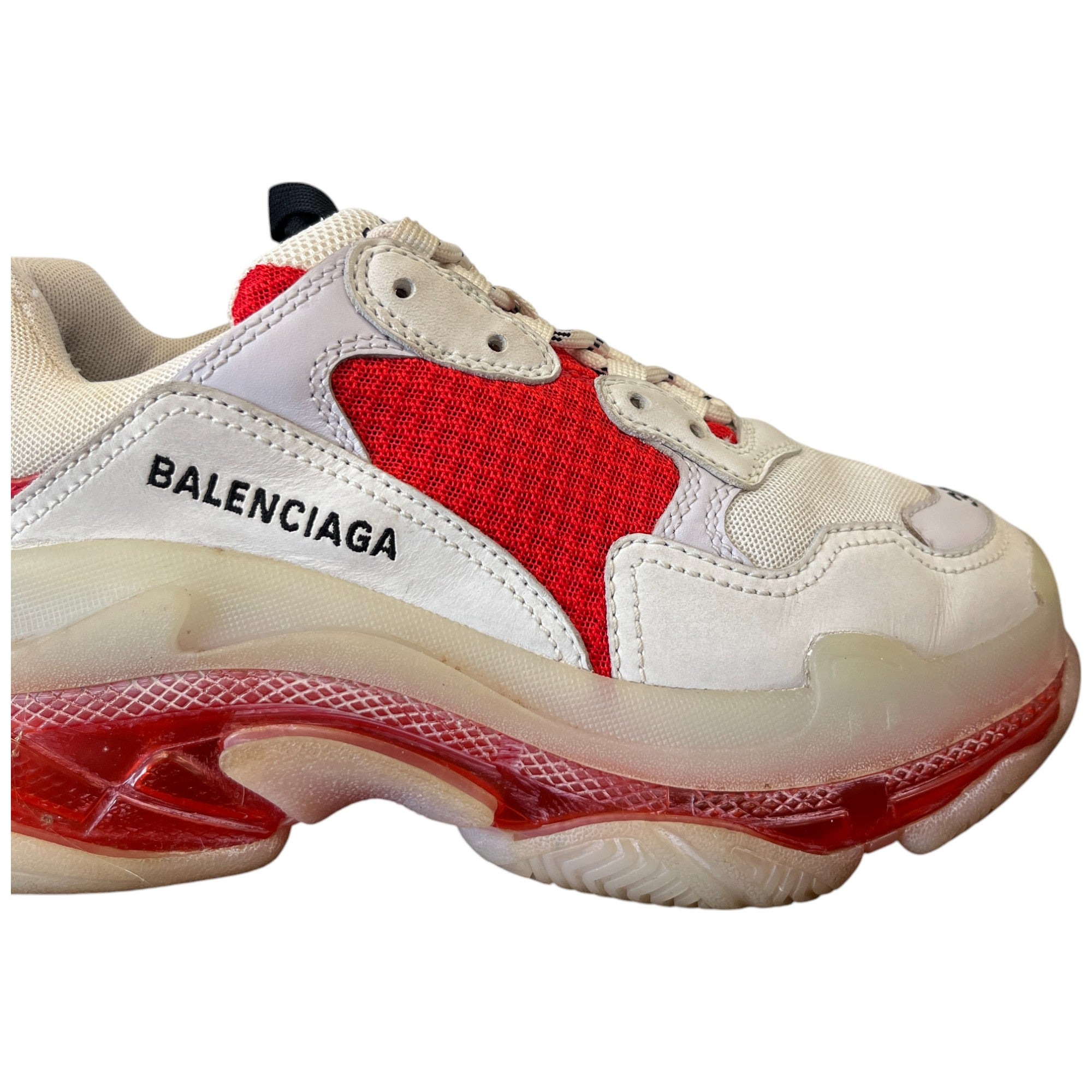 Women's Triple S Low Trainers Red Size EU 39 / UK 6