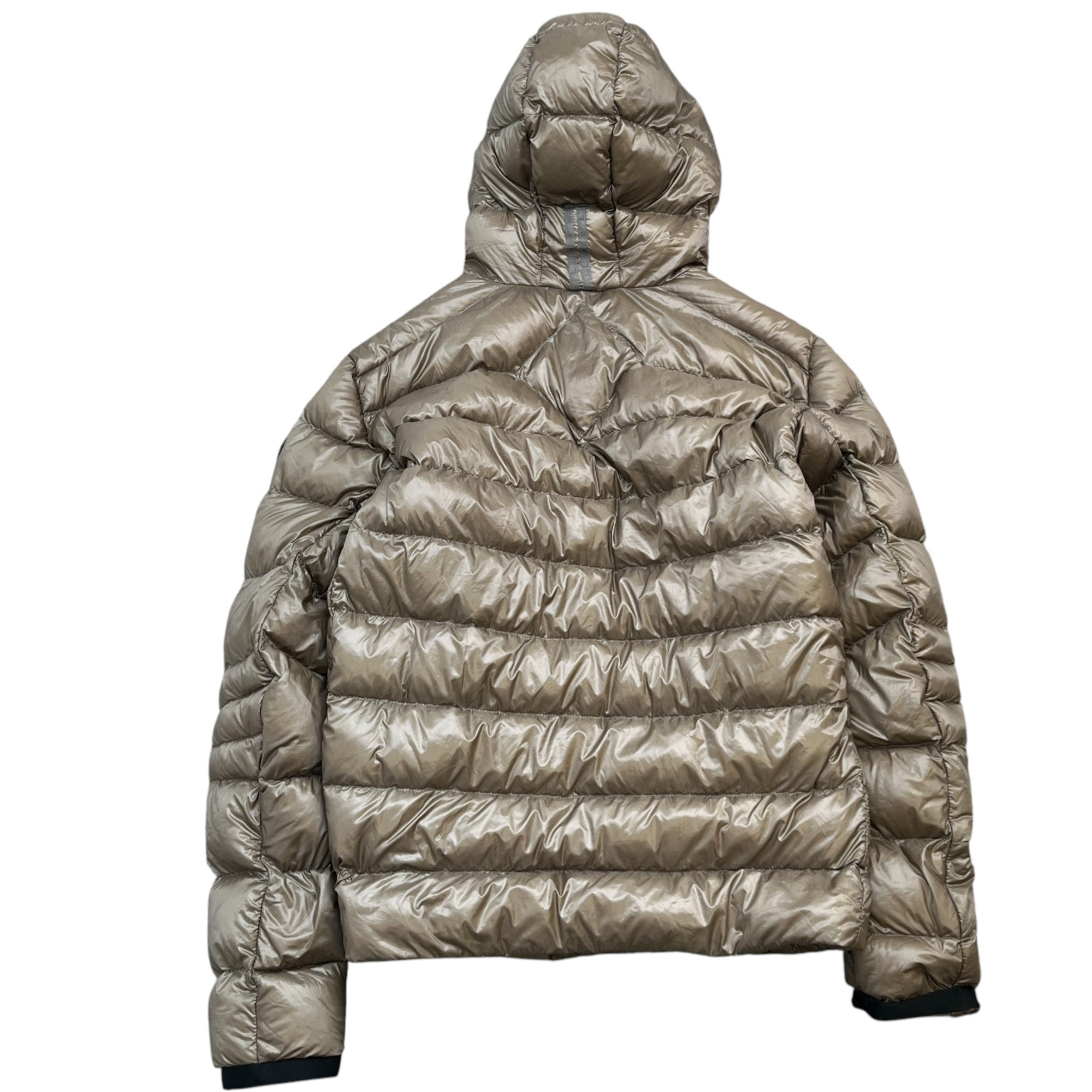 Men's Crofton Down Jacket Brown Size XL