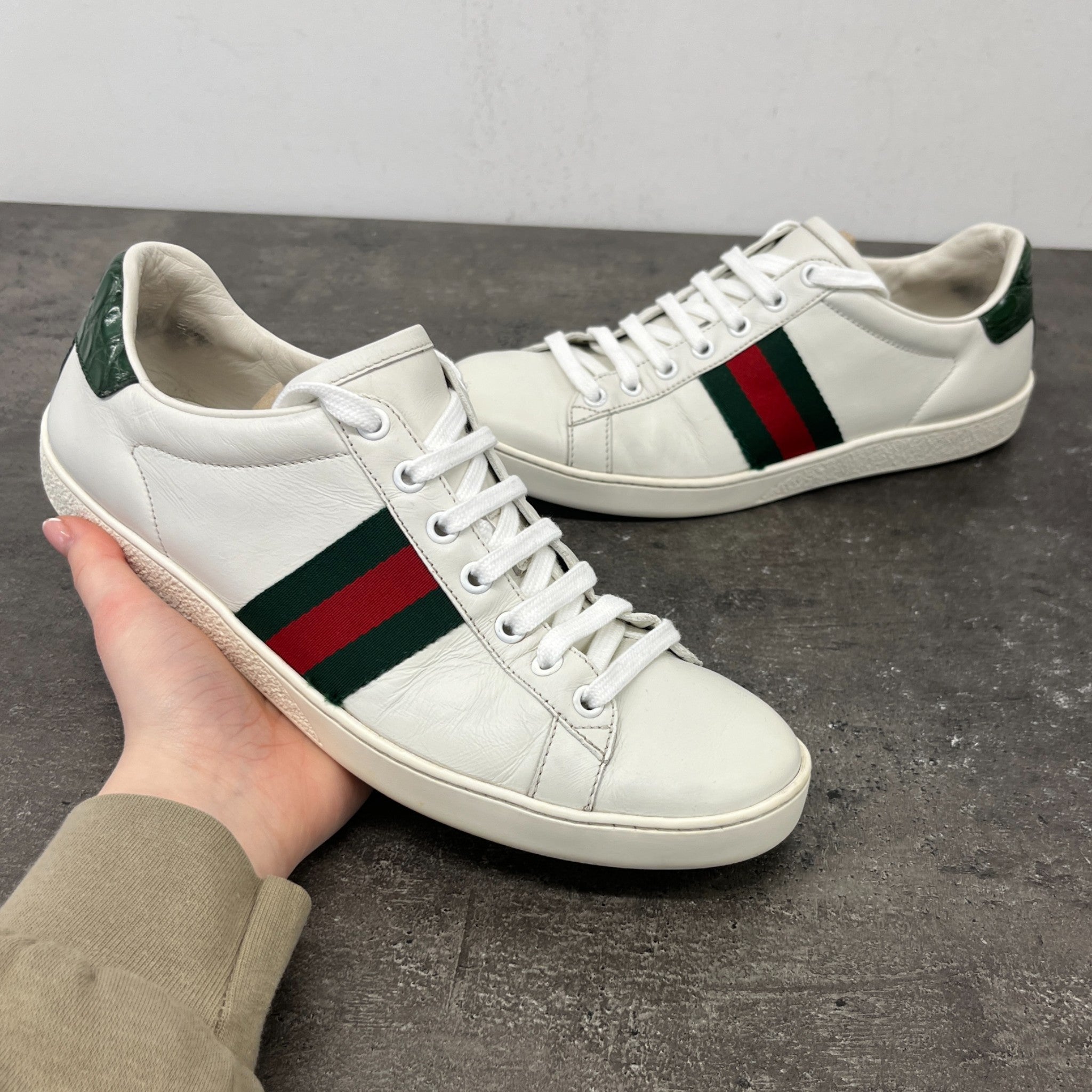 Men's Ace Low Trainers White Size EU 40 / UK 6