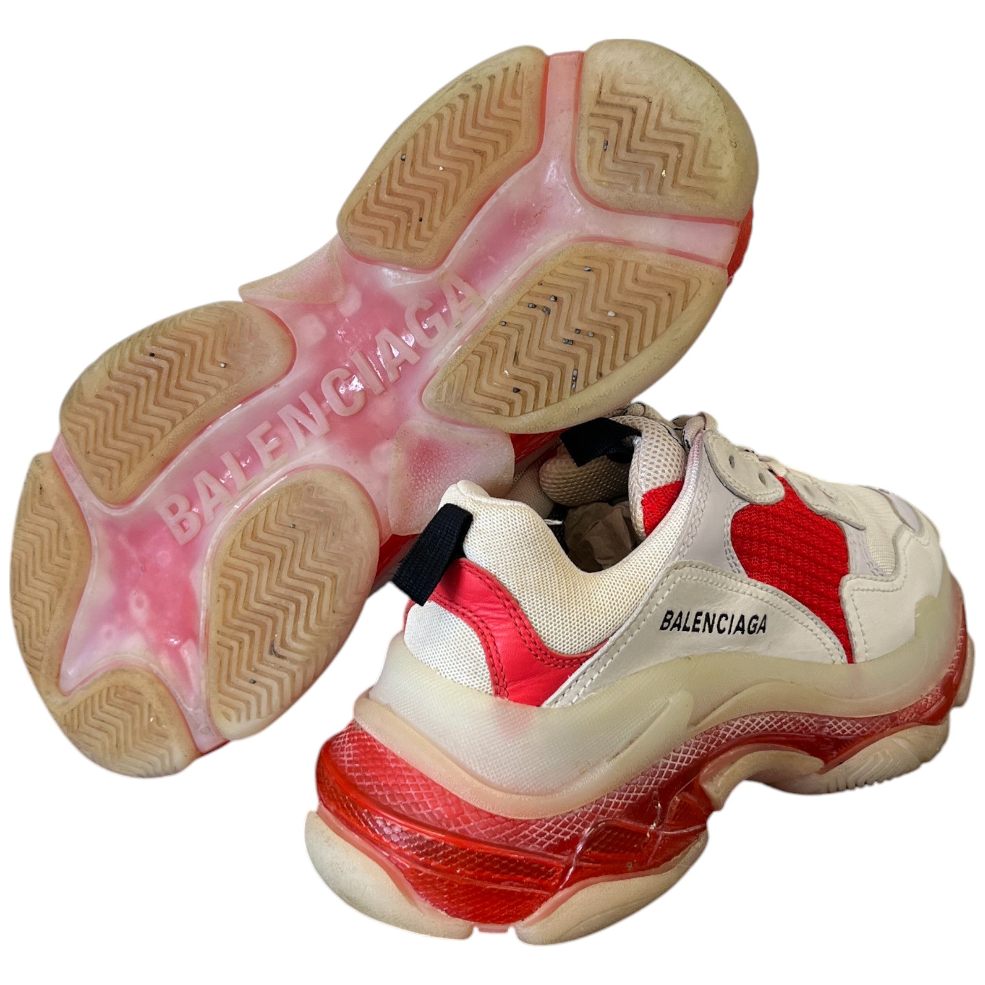 Women's Triple S Low Trainers Red Size EU 39 / UK 6