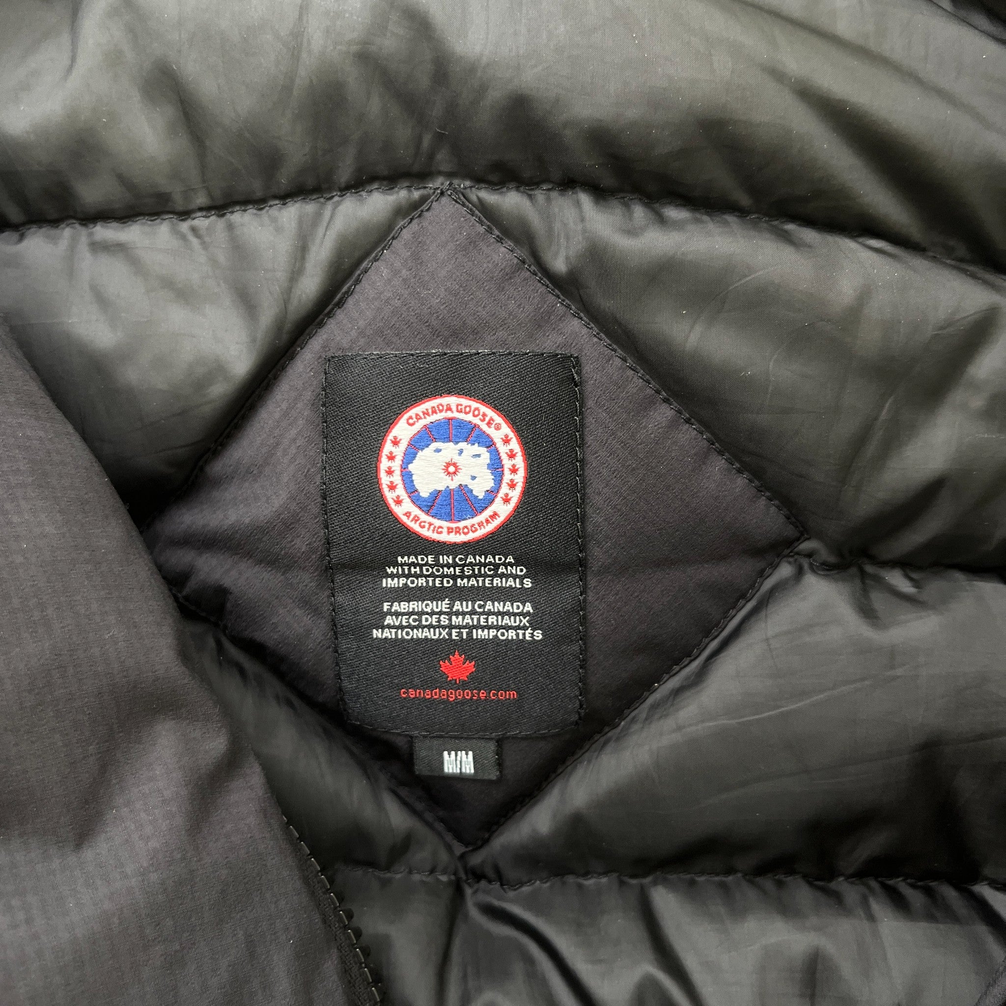 Men's Lodge Hoody Down Jacket Black Size M