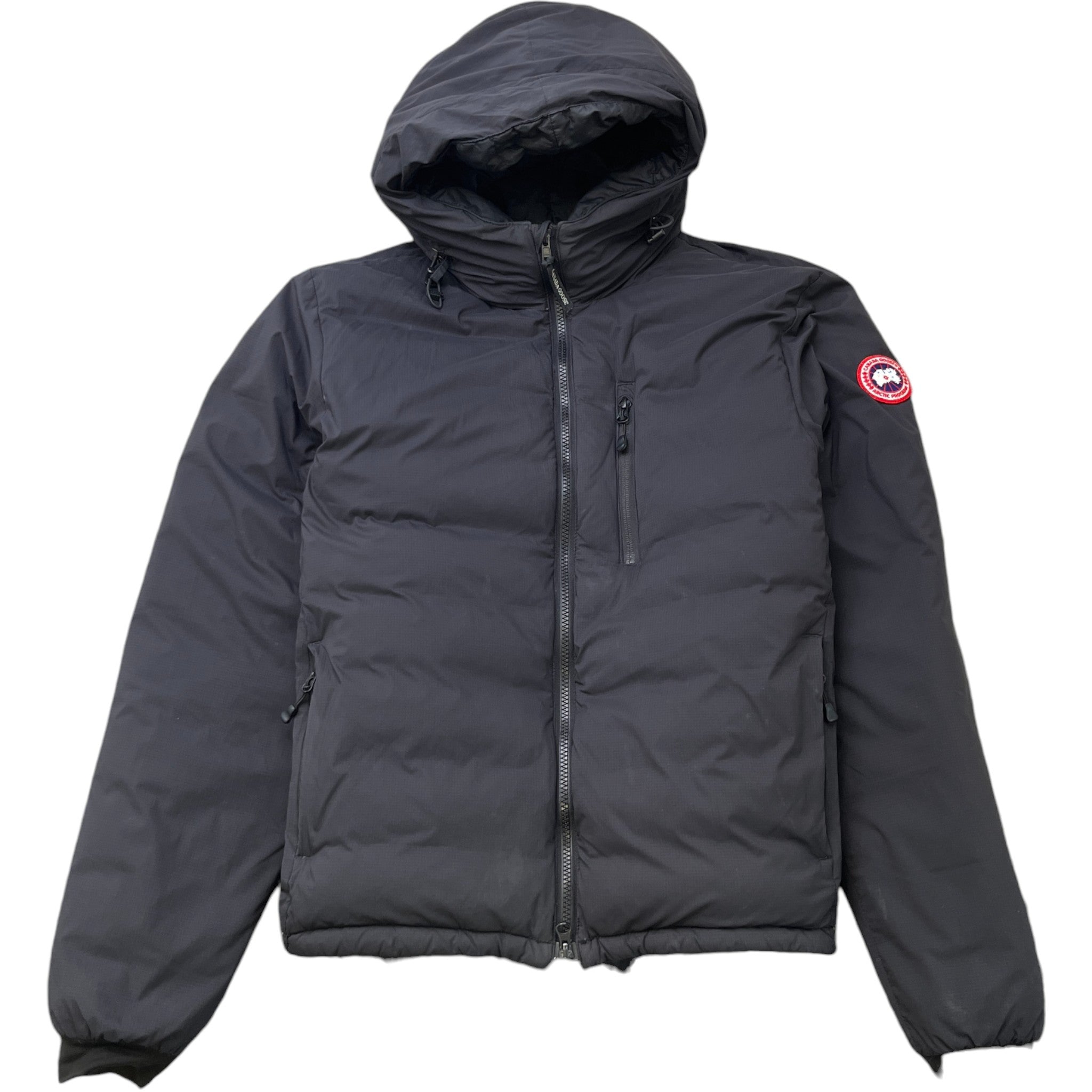 Men's Lodge Hoody Down Jacket Black Size M