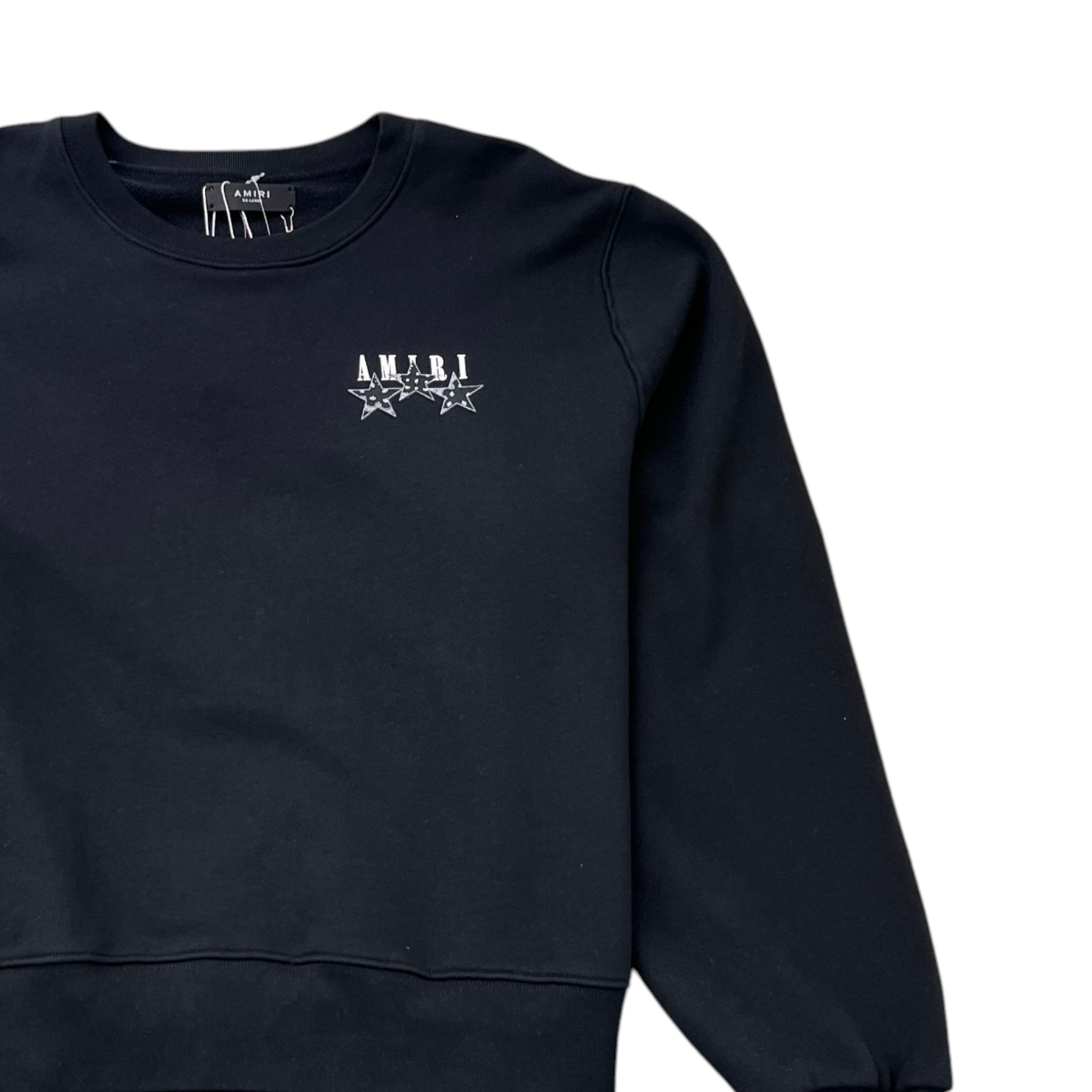 Men's Star Logo Sweatshirt Black Size XXL