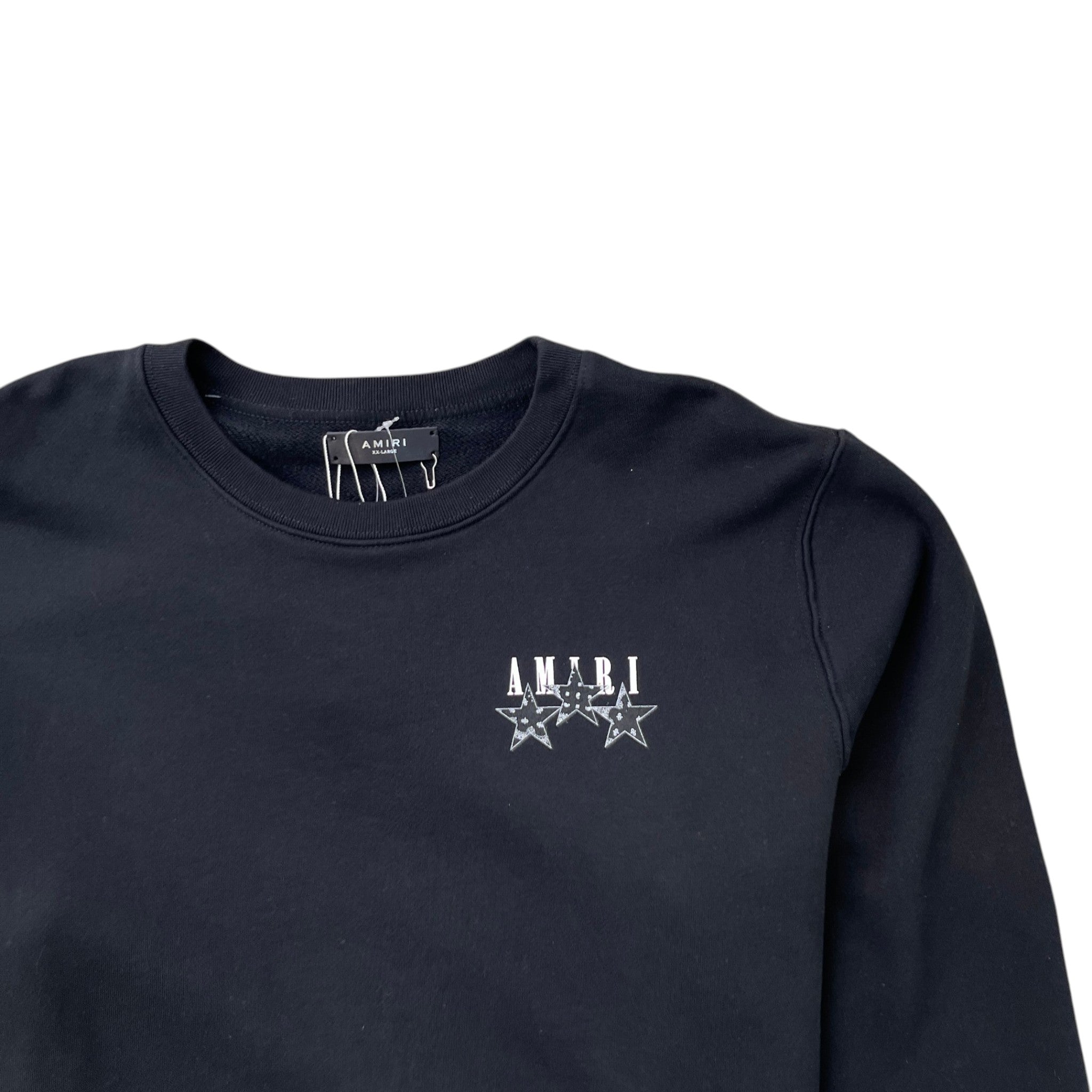 Men's Star Logo Sweatshirt Black Size XXL