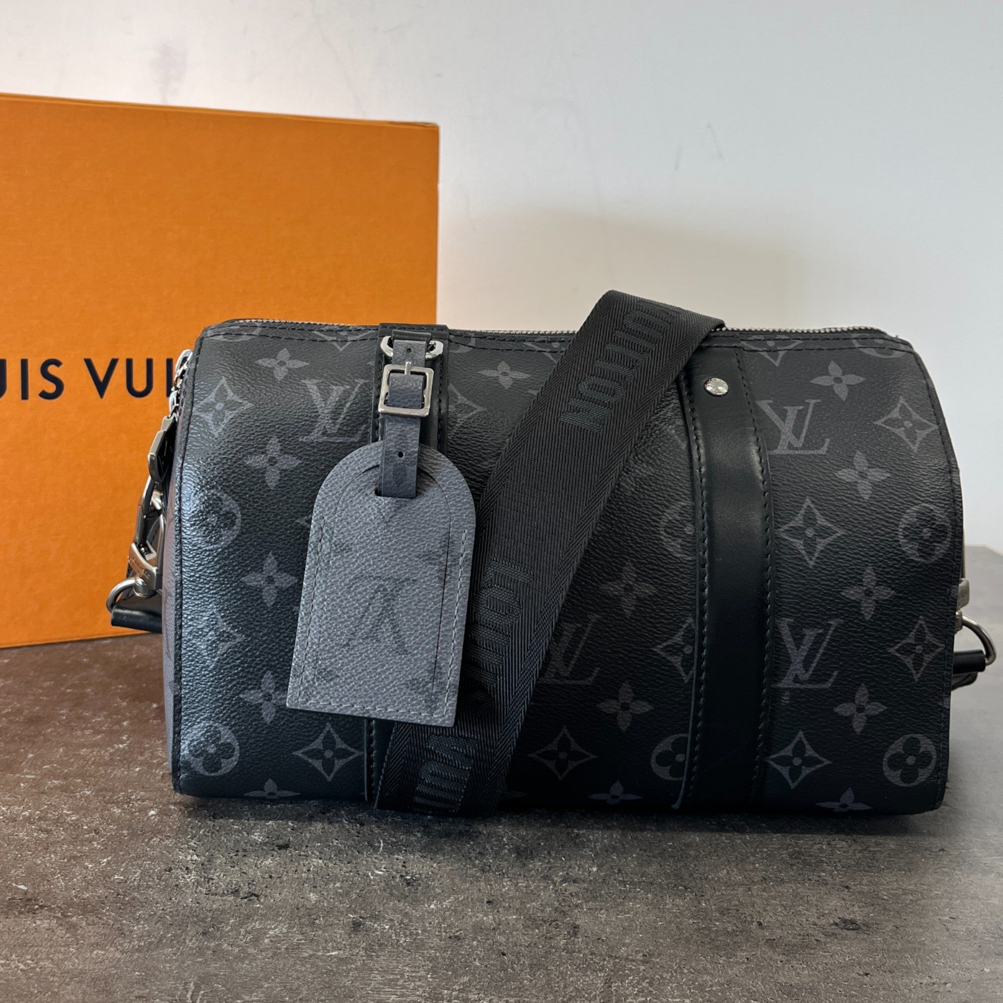 Men's Monogram Eclipse Keepall 25 Bag Black