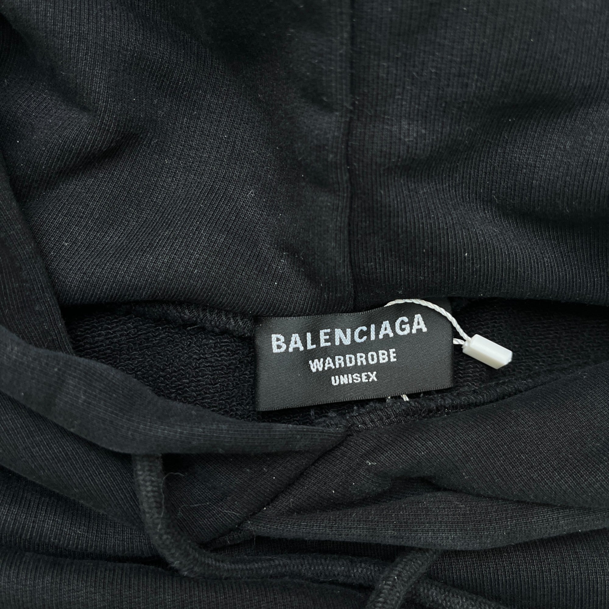 Men's Political Logo Hoodie Black Size XS