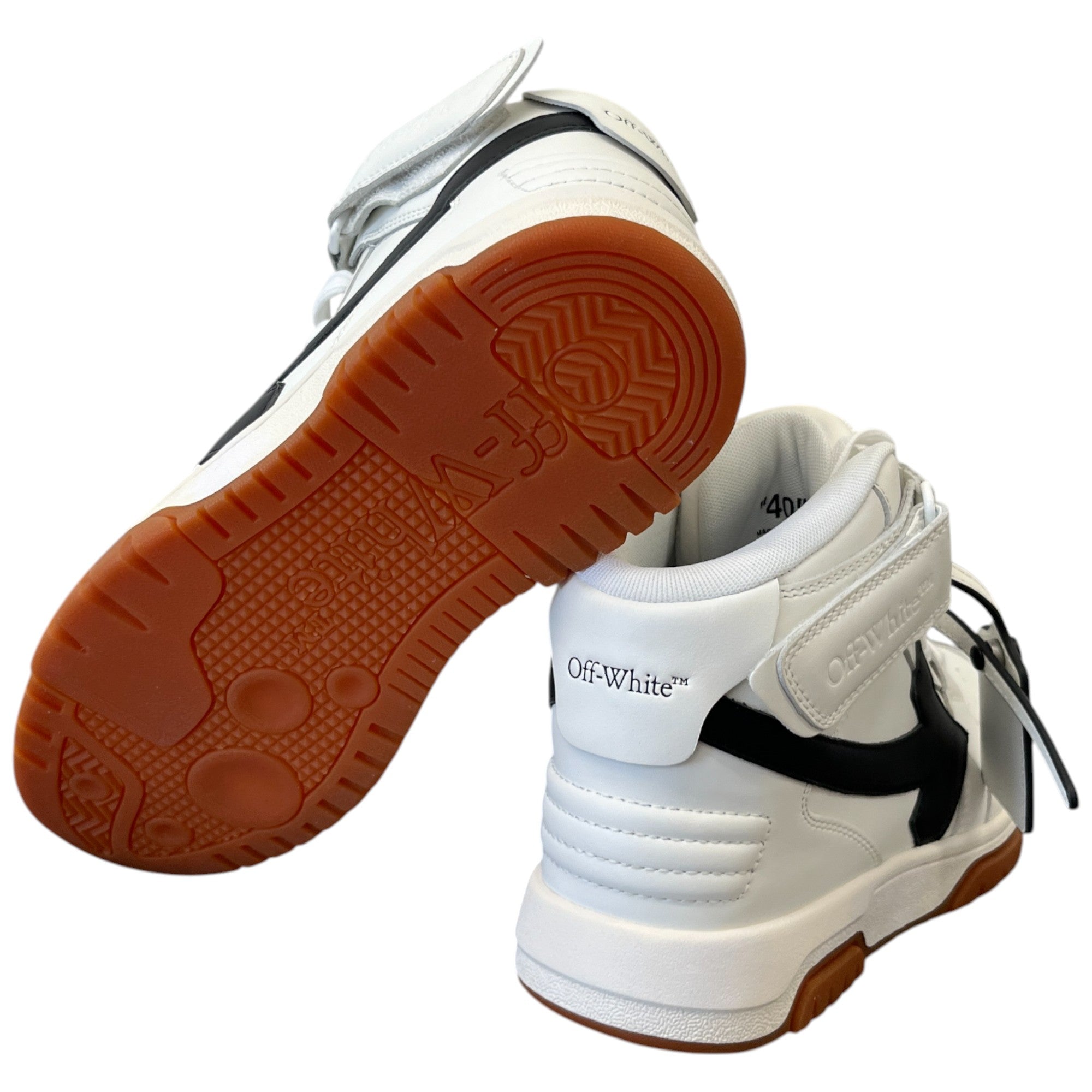 Women's Out Of Office High Trainers White Size EU 40 / UK 7