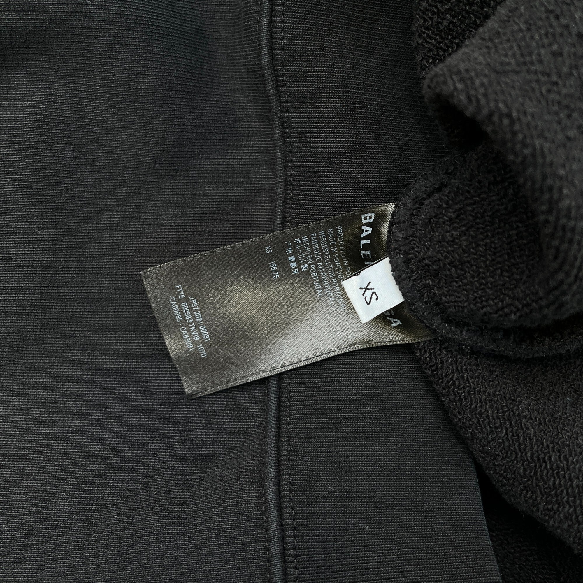 Men's Political Logo Hoodie Black Size XS