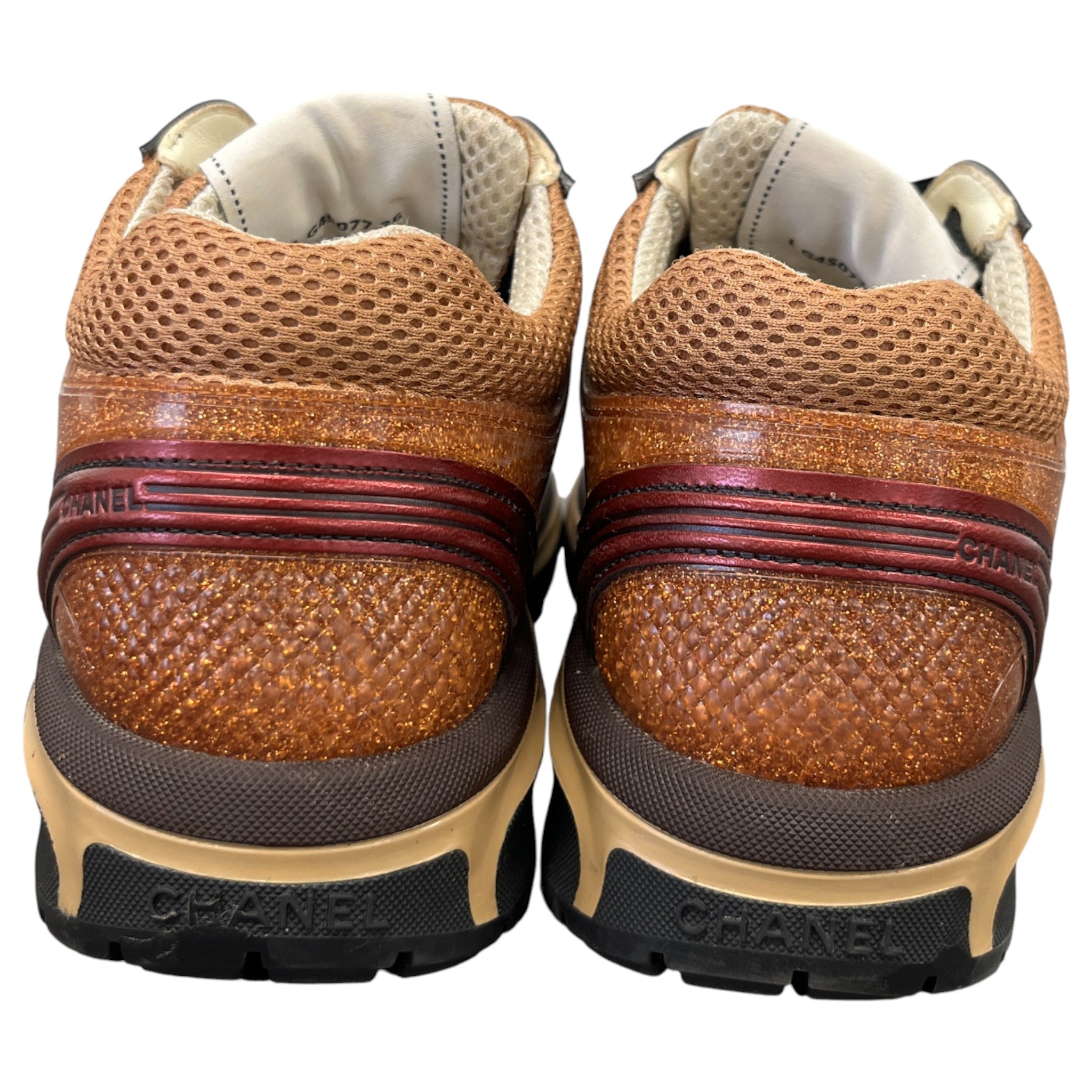 Women's Glitter Cc Runner Low Trainers Brown Size EU 36 / UK 3