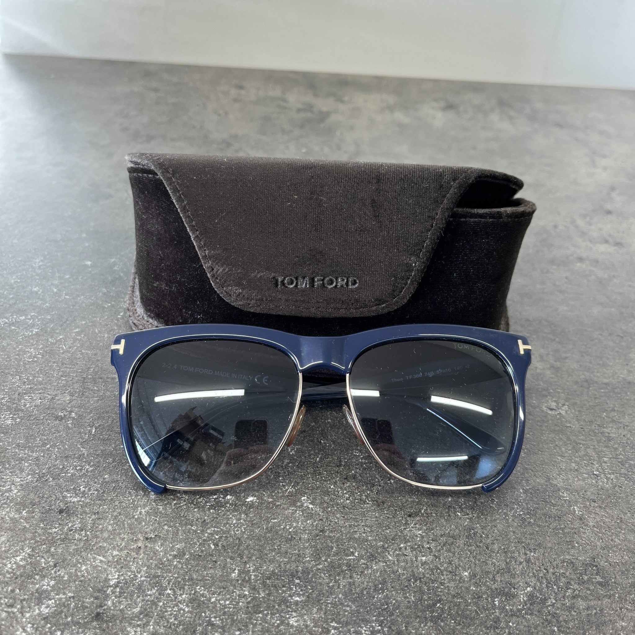 Men's Thea Tf366 Sunglasses Navy