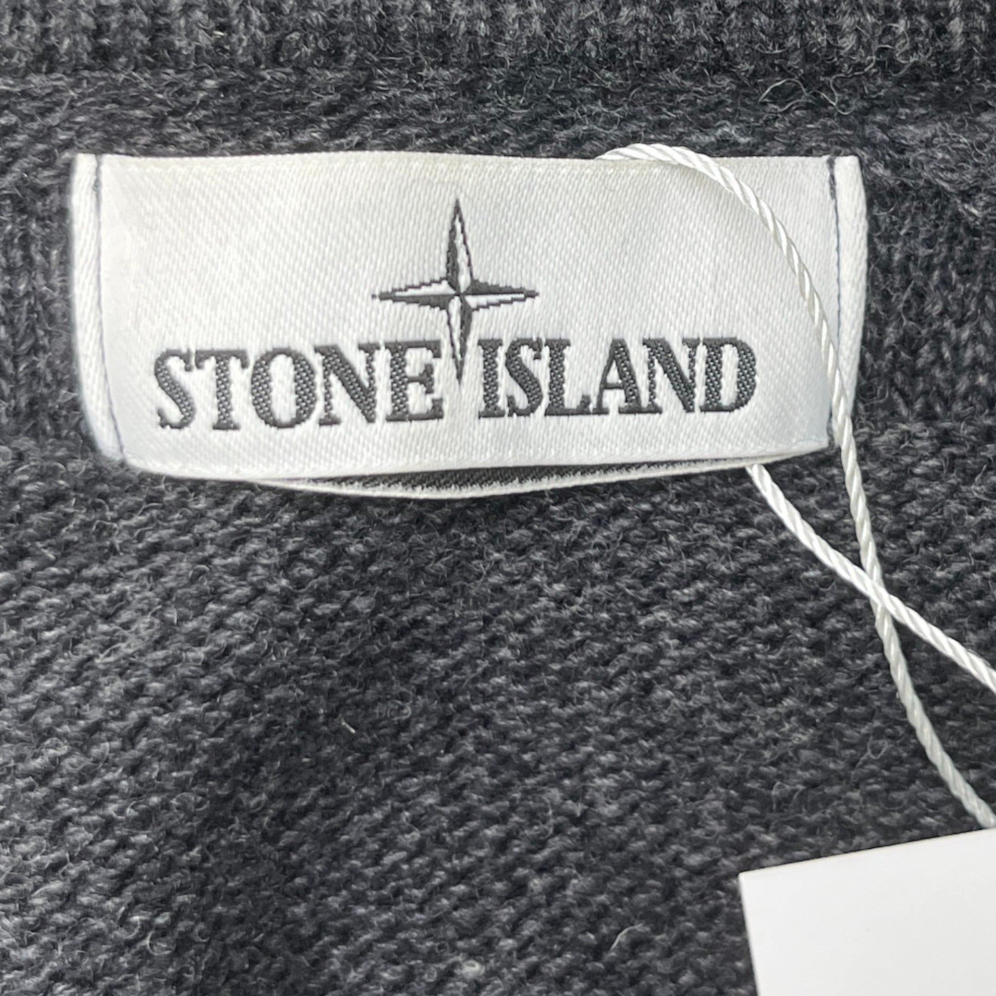 Men's Applique Logo Jumper Charcoal Size L