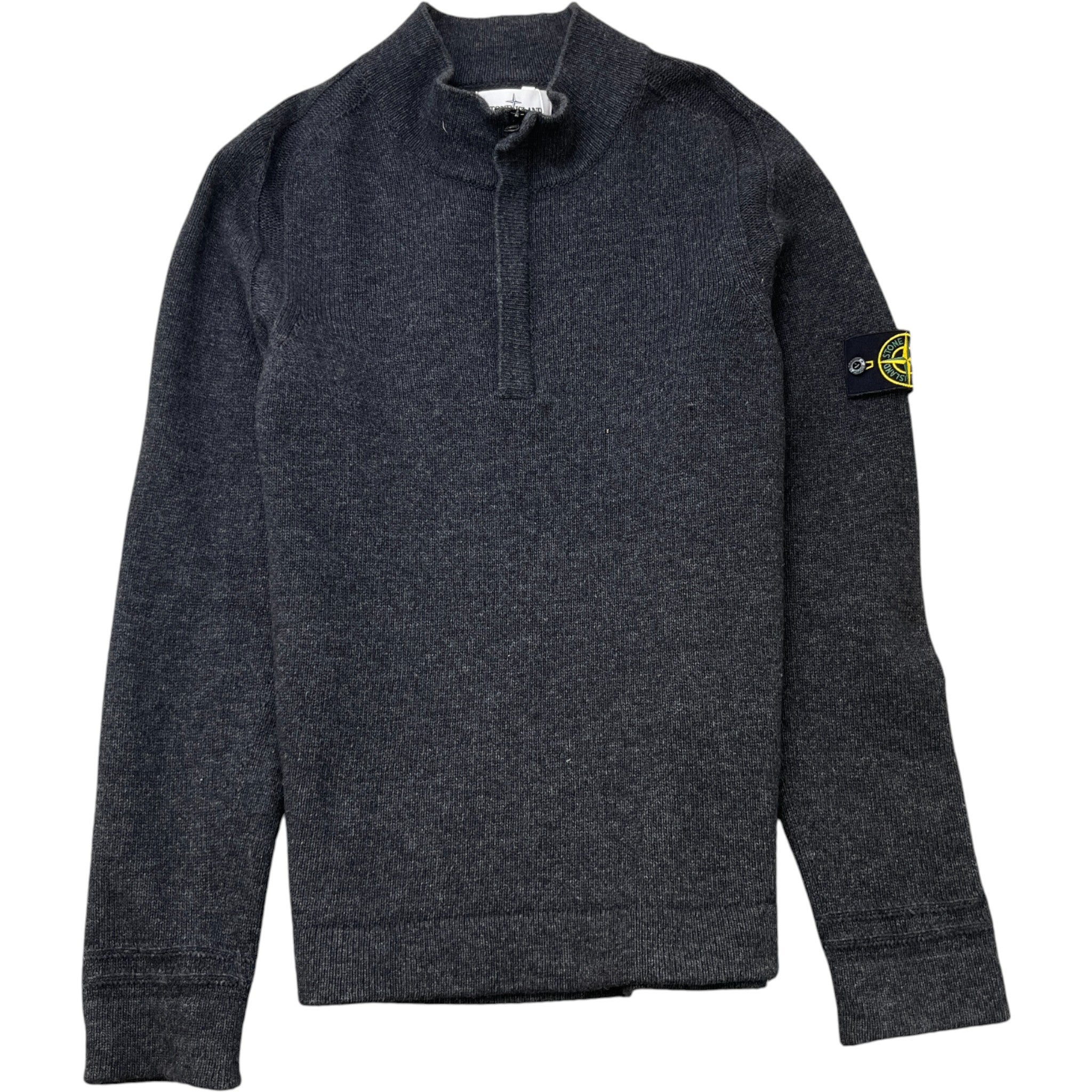 Men's Applique Logo Jumper Charcoal Size L