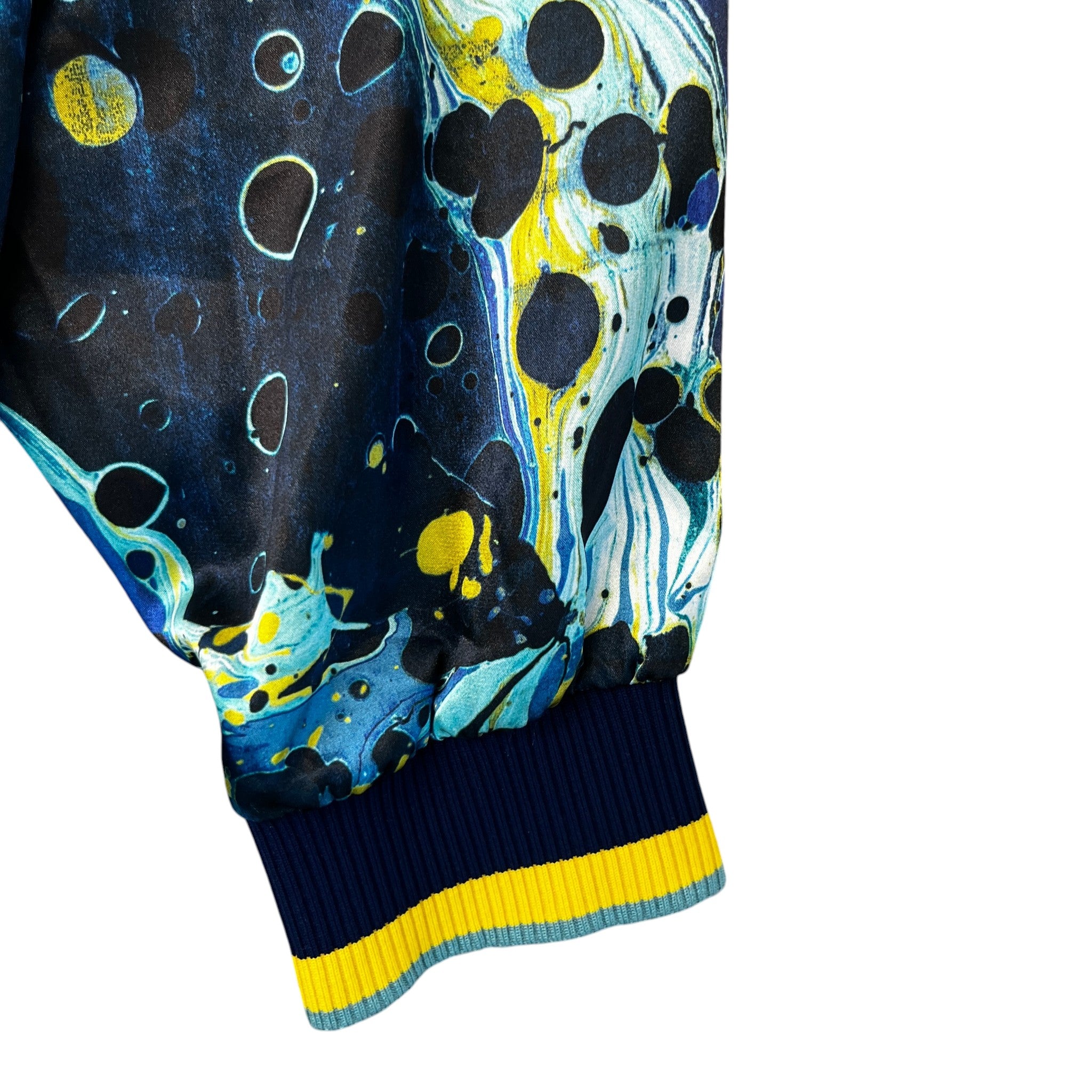 Men's Marbled Sweatshirt Blue Size IT 50 / UK L