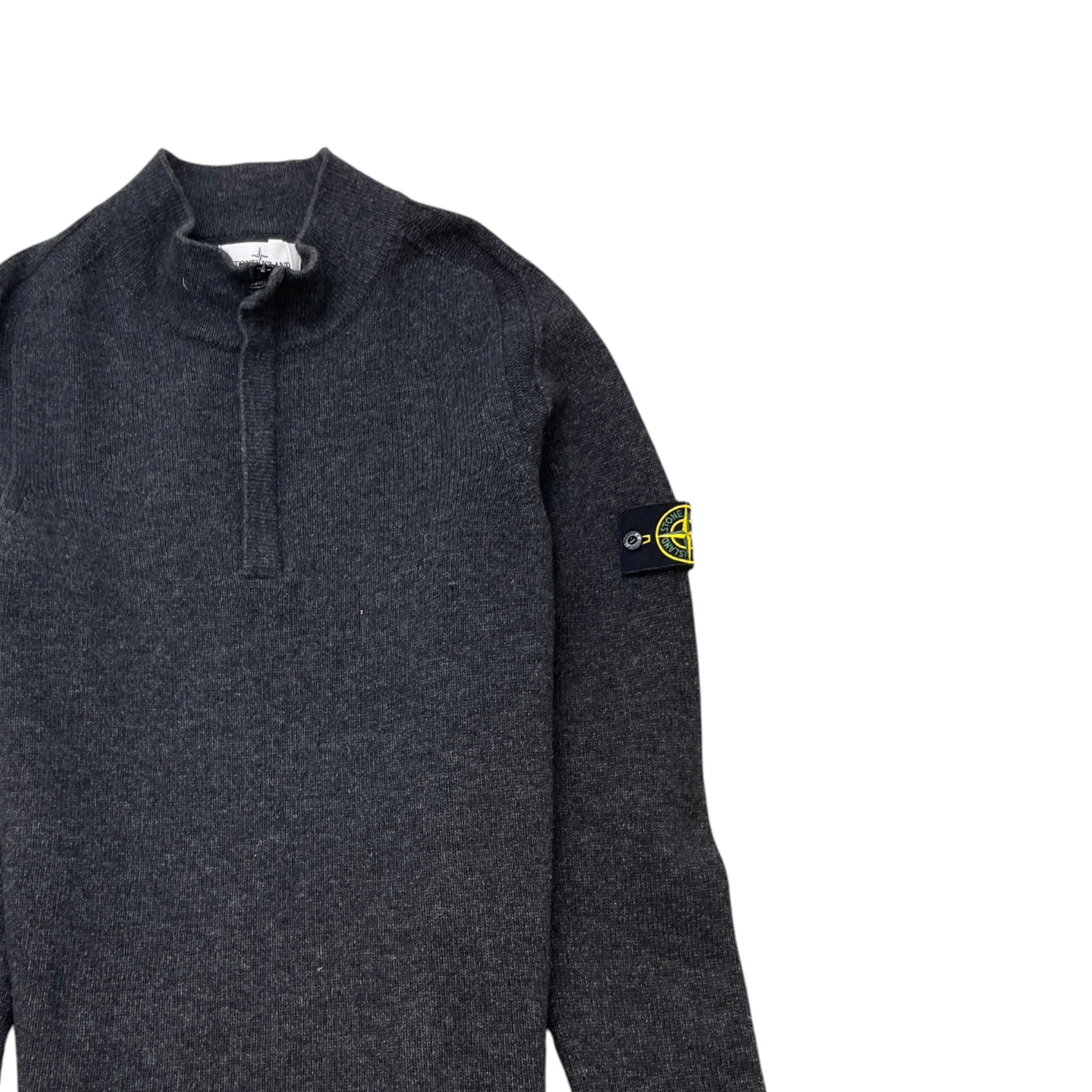 Men's Applique Logo Jumper Charcoal Size L