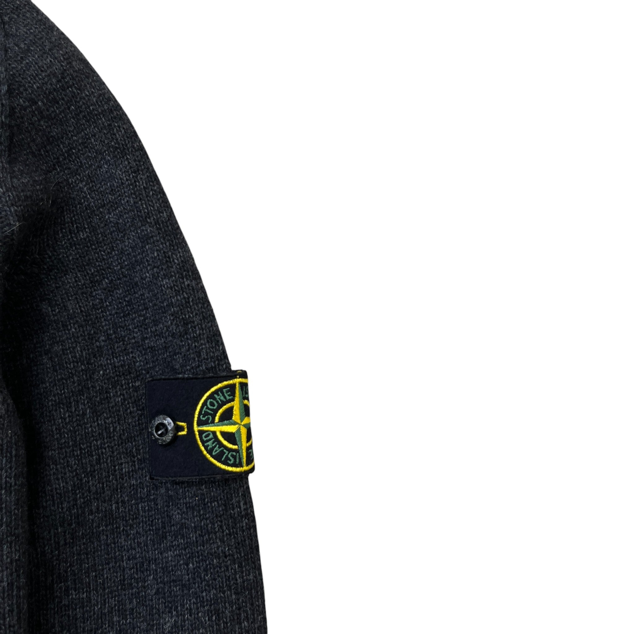 Men's Applique Logo Jumper Charcoal Size L