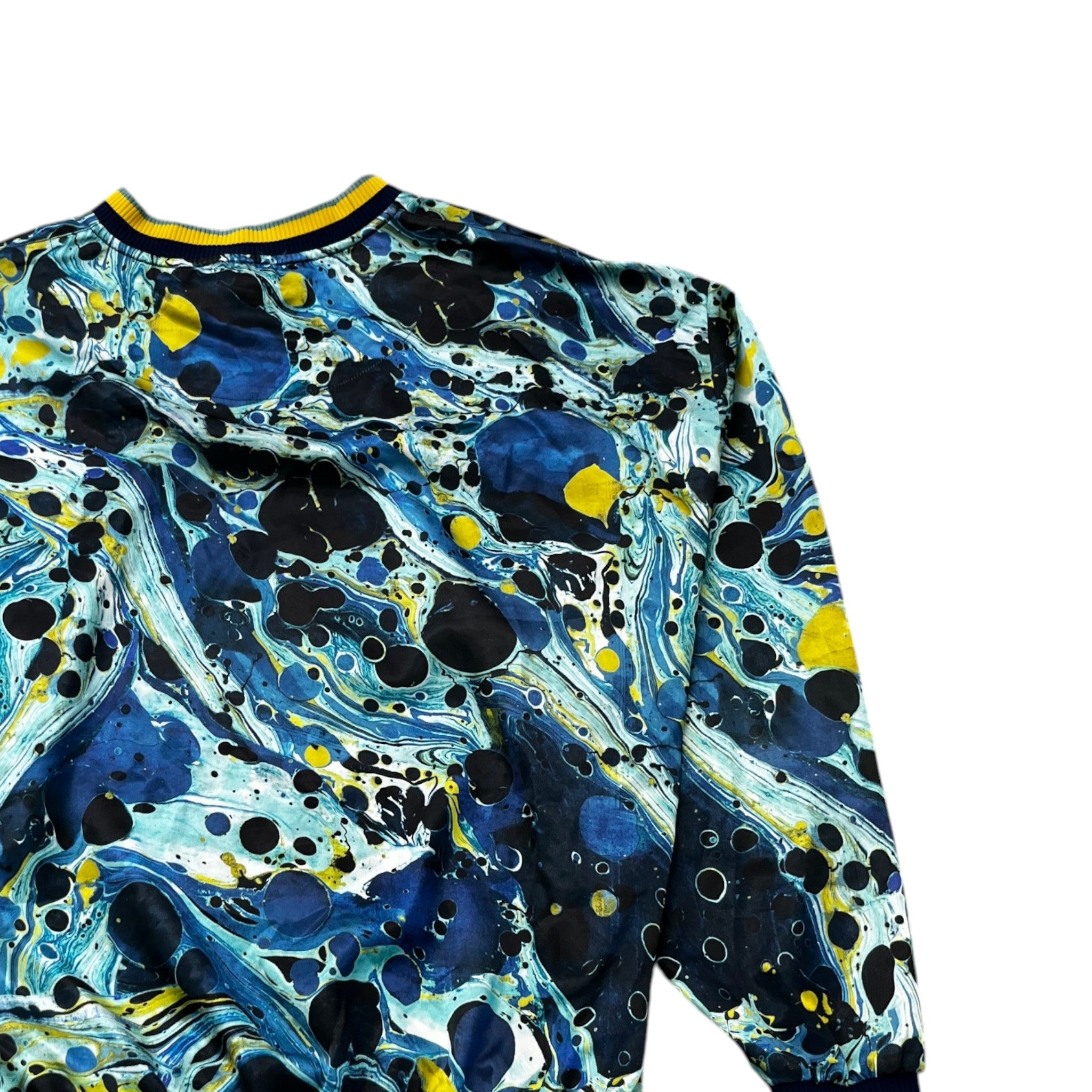 Men's Marbled Sweatshirt Blue Size IT 50 / UK L