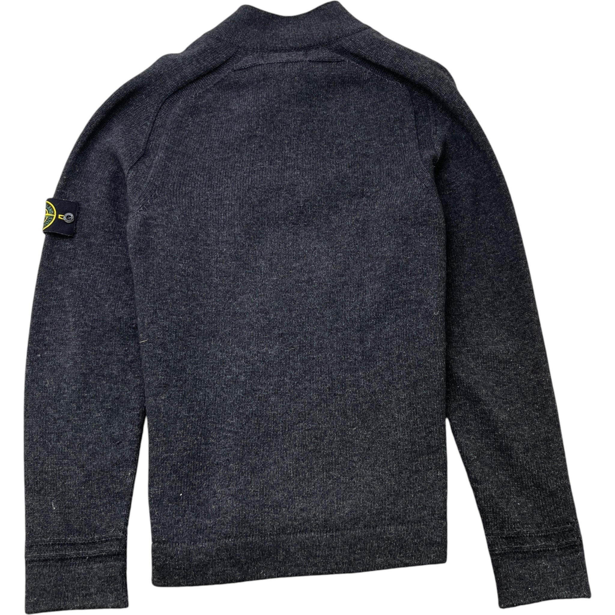 Men's Applique Logo Jumper Charcoal Size L