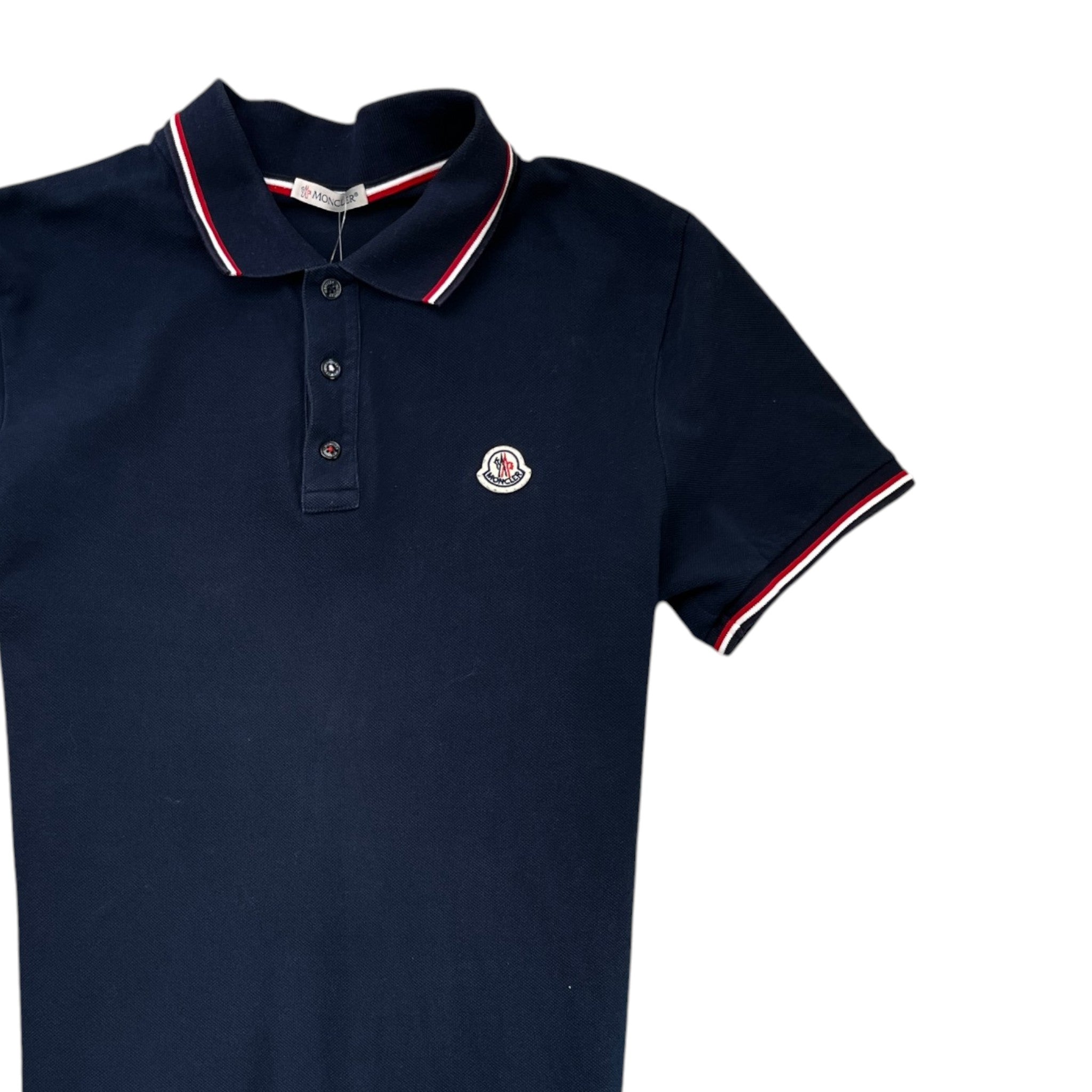 Men's Maglia Polo Shirt Navy Size M