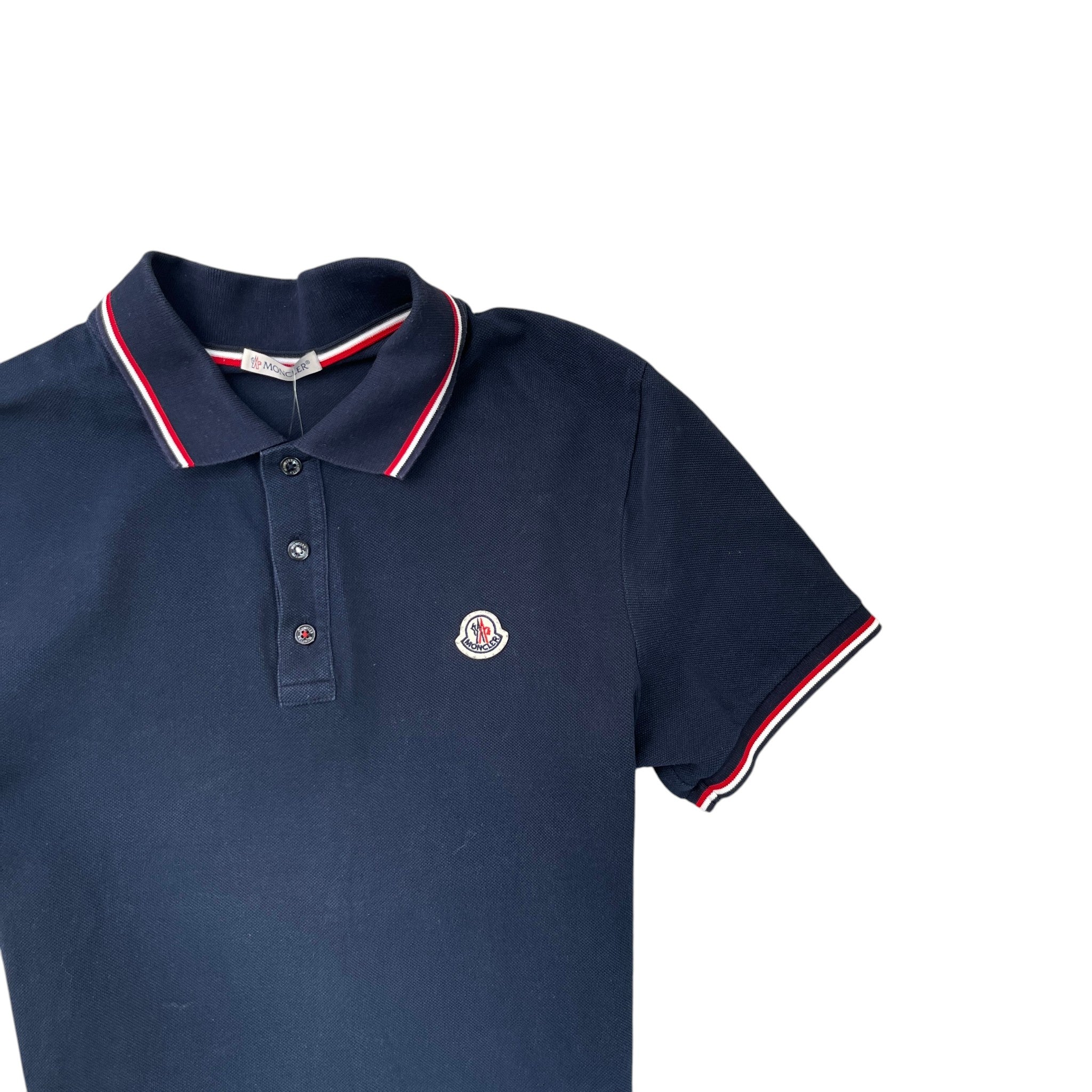 Men's Maglia Polo Shirt Navy Size M