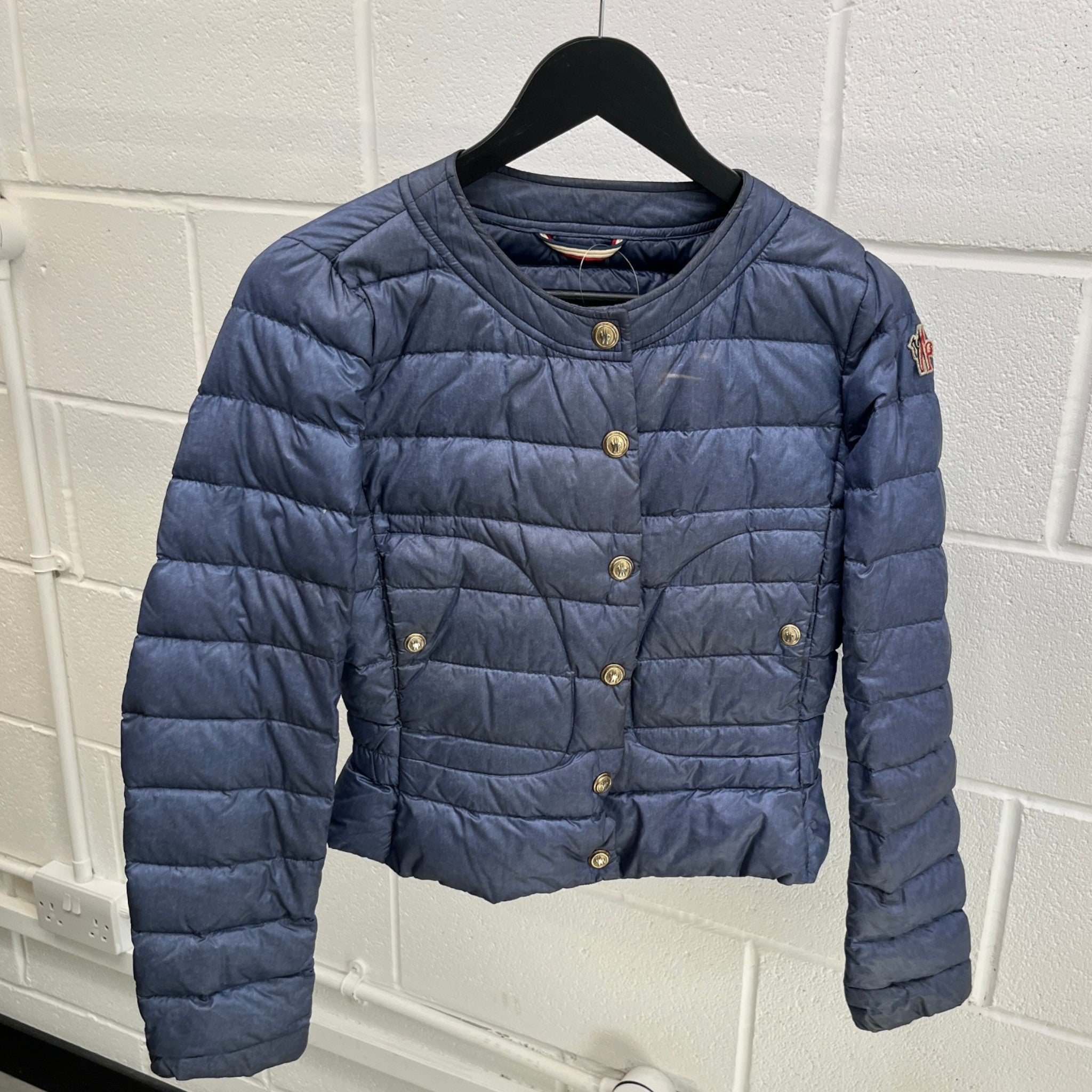 Women's Clender Down Jacket Blue Size 1 / UK 10