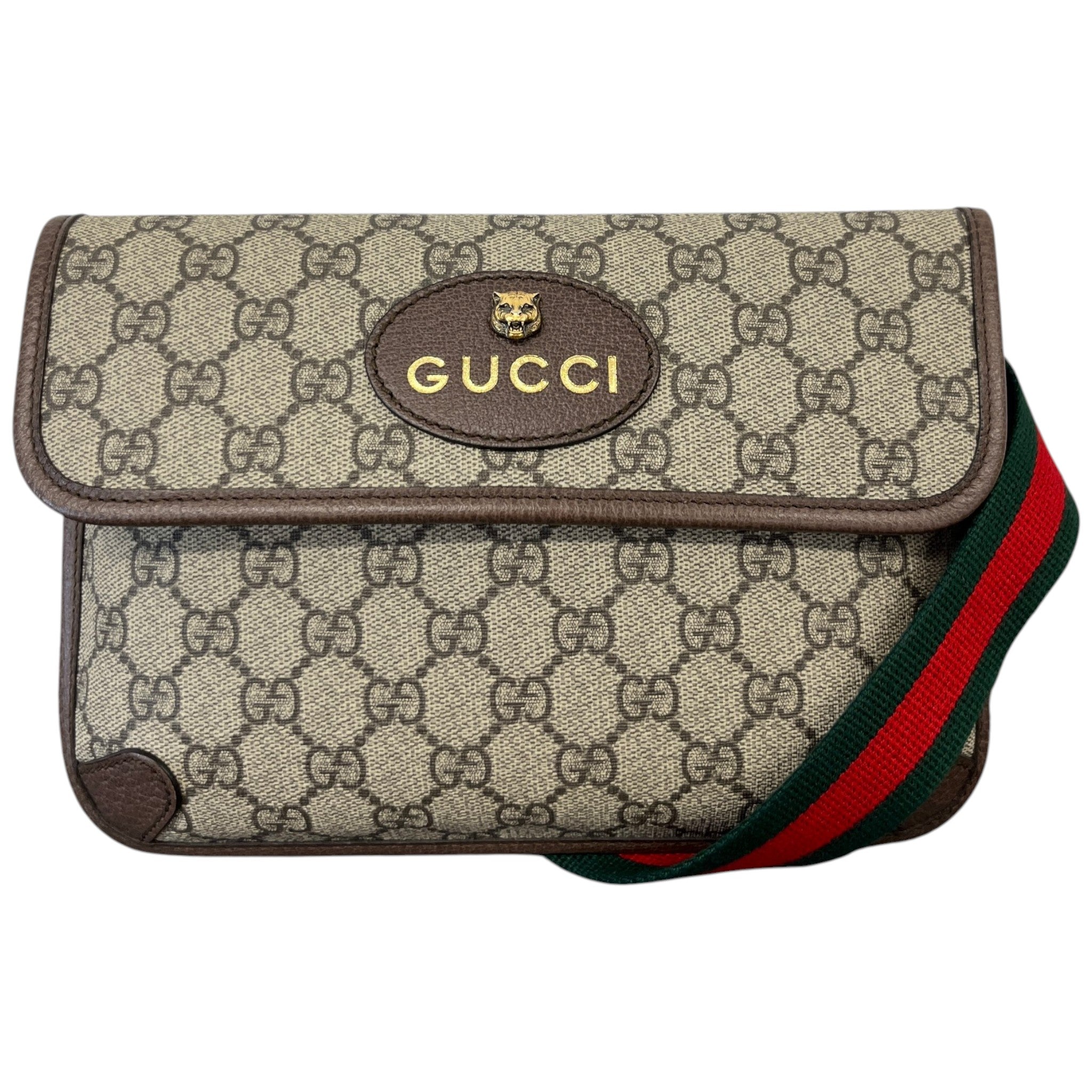 Men's Gg Supreme Neo Belt Bag Brown