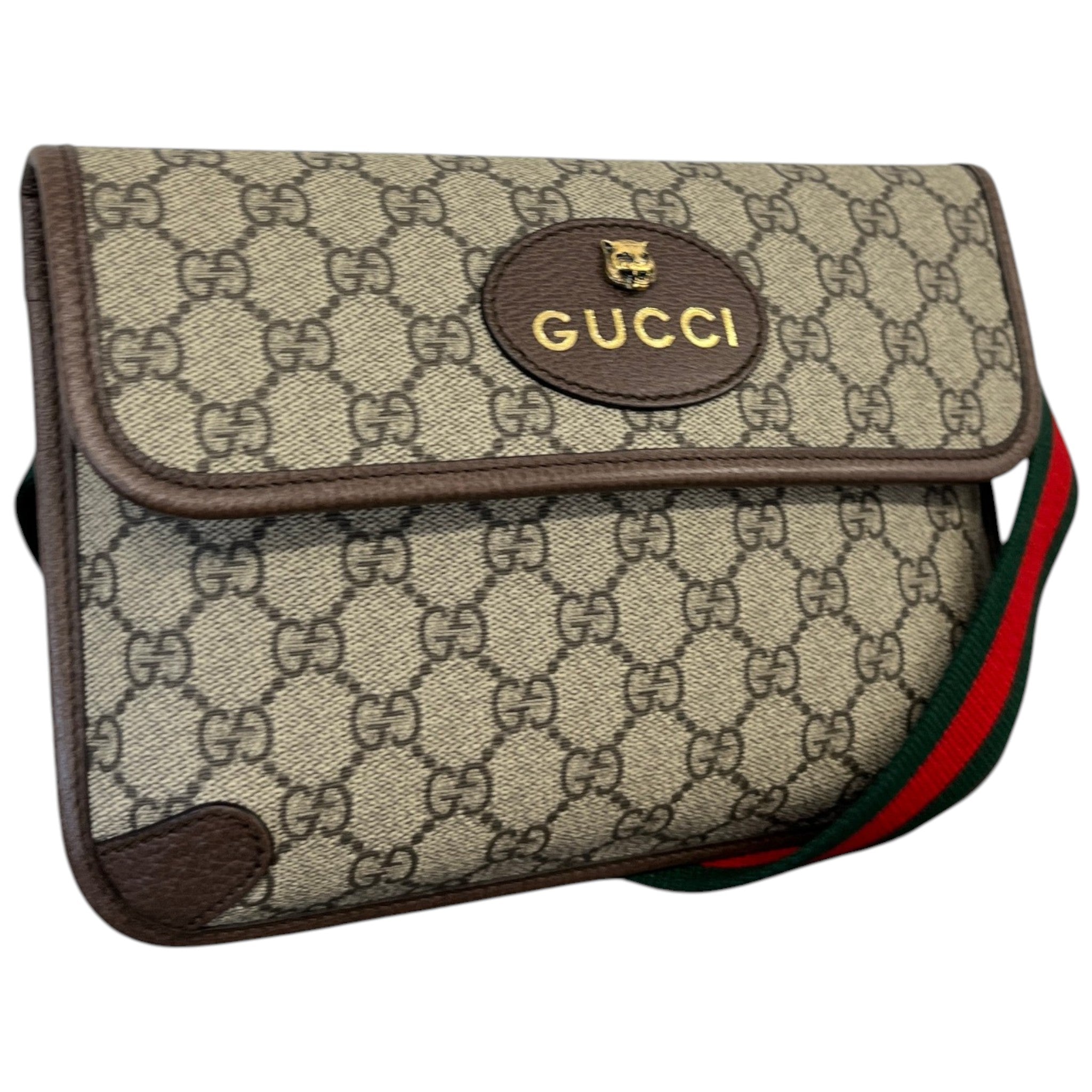 Men's Gg Supreme Neo Belt Bag Brown