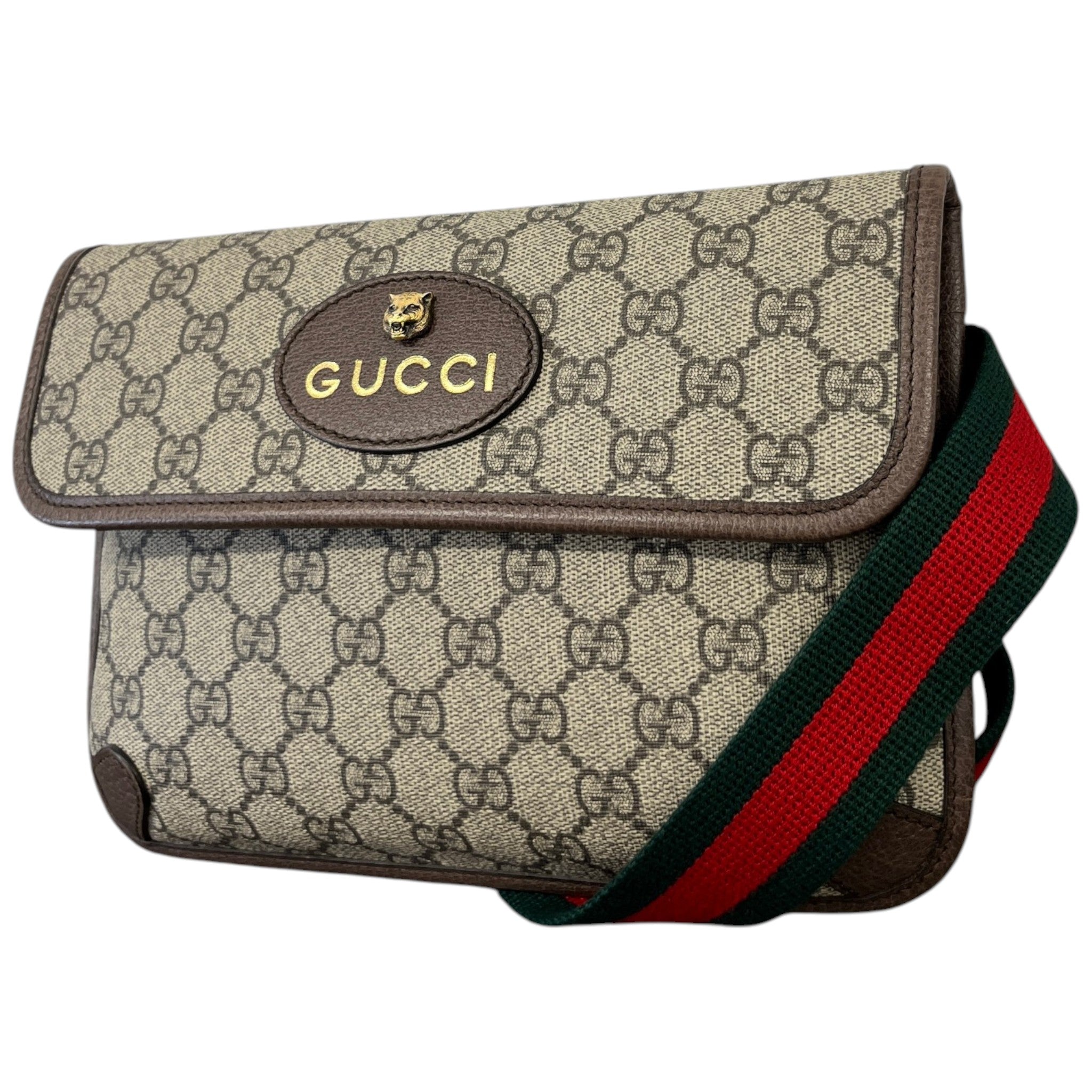 Men's Gg Supreme Neo Belt Bag Brown