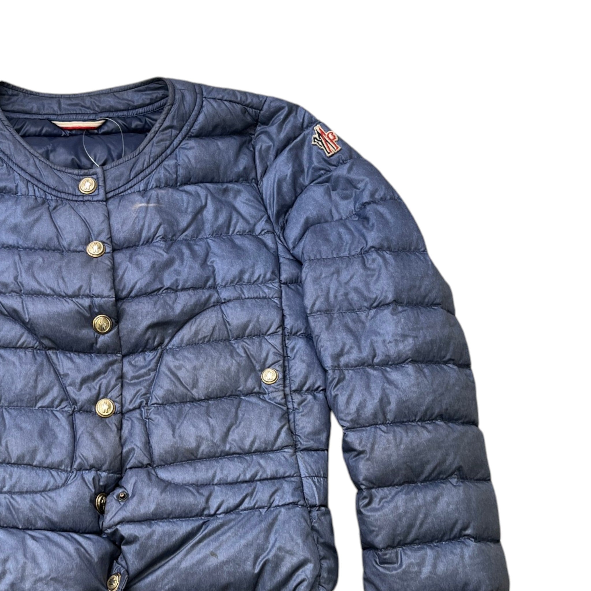 Women's Clender Down Jacket Blue Size 1 / UK 10