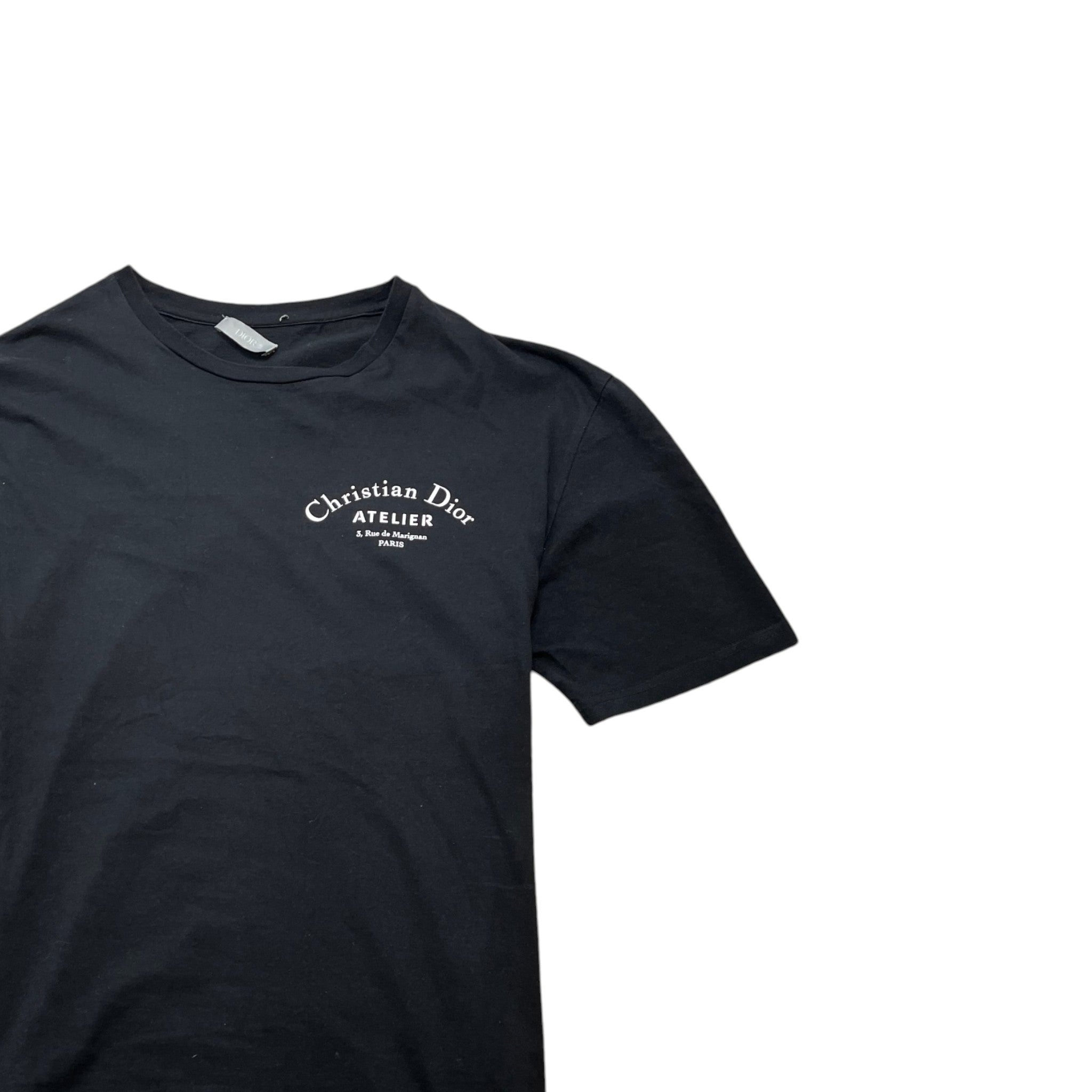 Men's Logo Print T-Shirt Black Size S