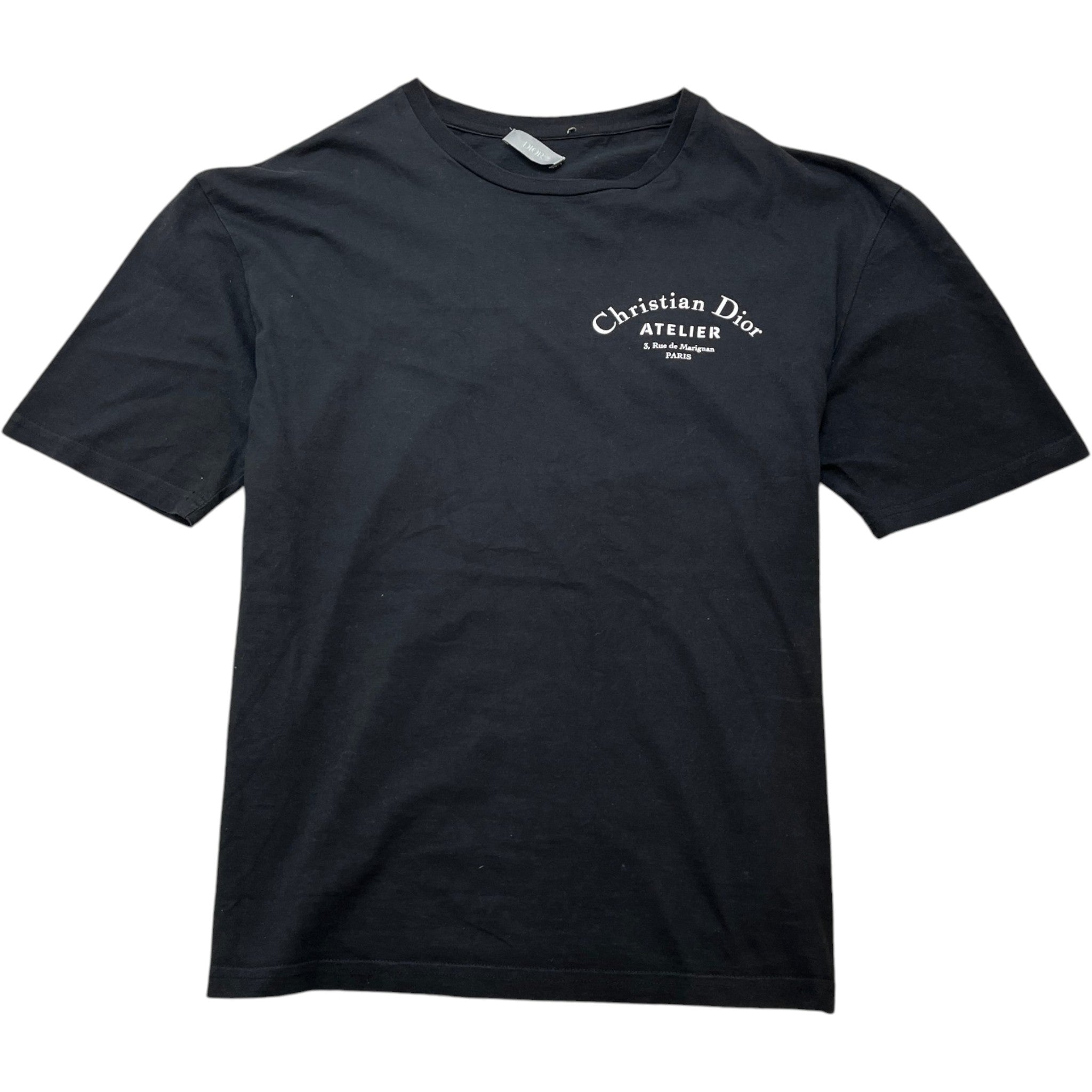 Men's Logo Print T-Shirt Black Size S