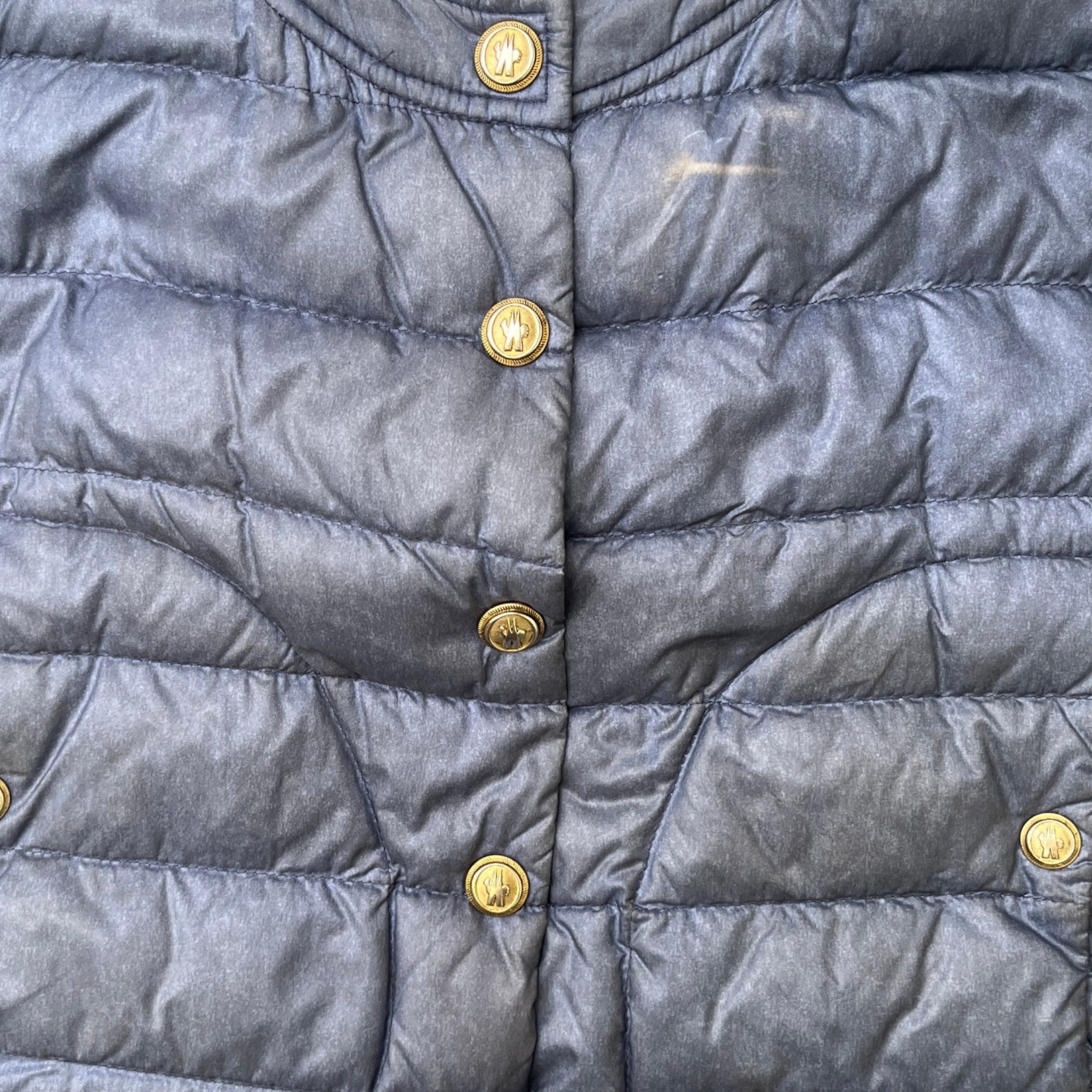 Women's Clender Down Jacket Blue Size 1 / UK 10