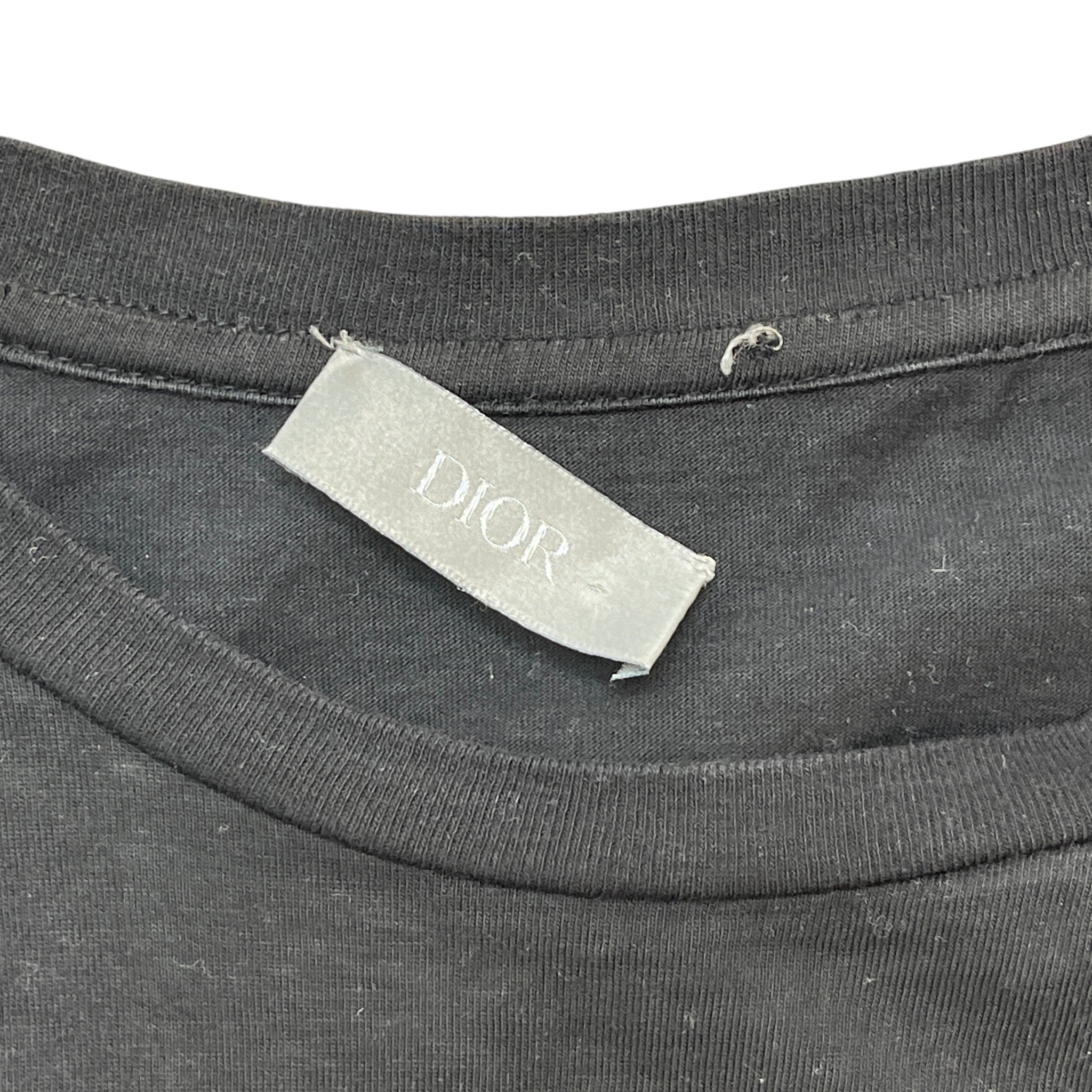 Men's Logo Print T-Shirt Black Size S
